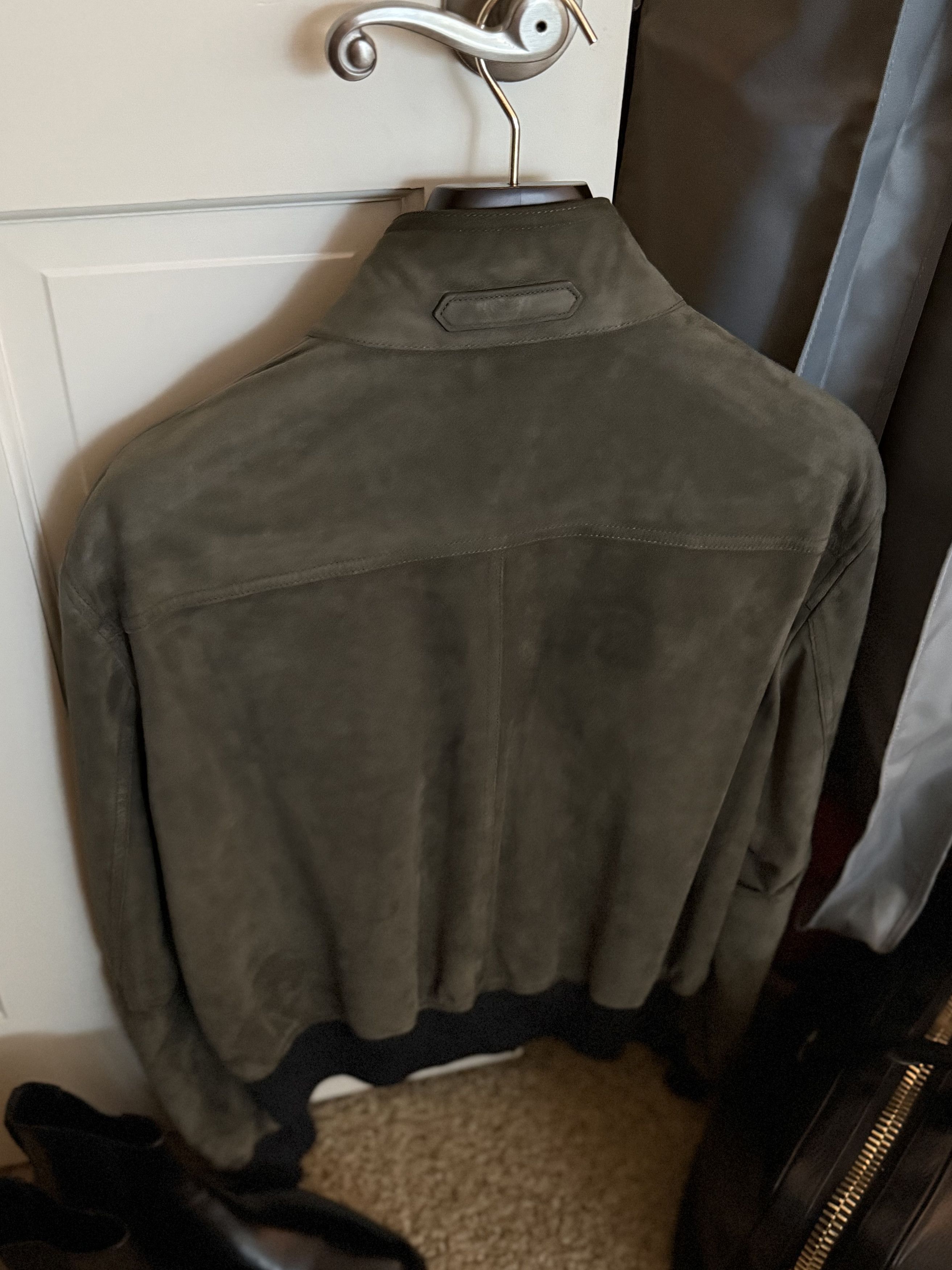 Tom Ford Coveted Rare $6,300 w/tax TOM FORD Green Suede Jacket Size US L / EU 52-54 / 3 - 10 Thumbnail