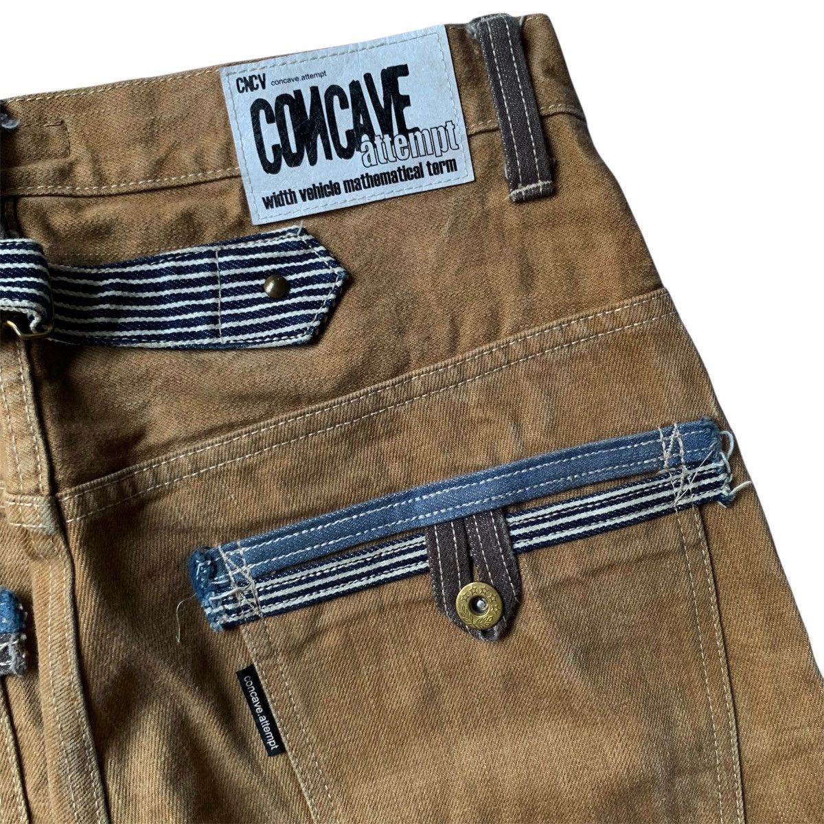 14th Addiction Vintage concave buckle back denim pants Size US 30 / EU 46 - 5 Thumbnail