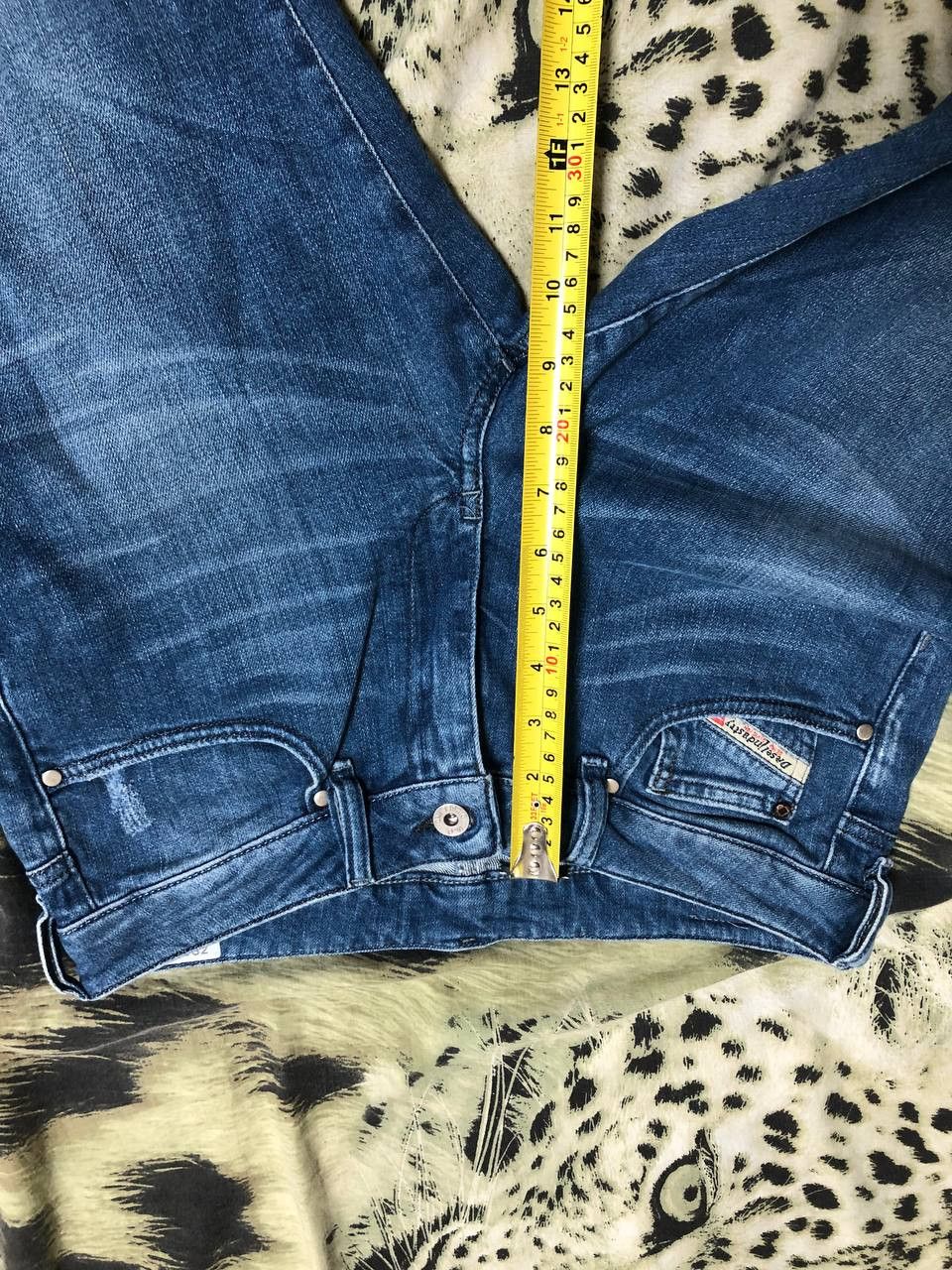 Diesel Vintage DIESEL RONHARY blue jeans Y2K streetwear Size 31" - 13 Thumbnail