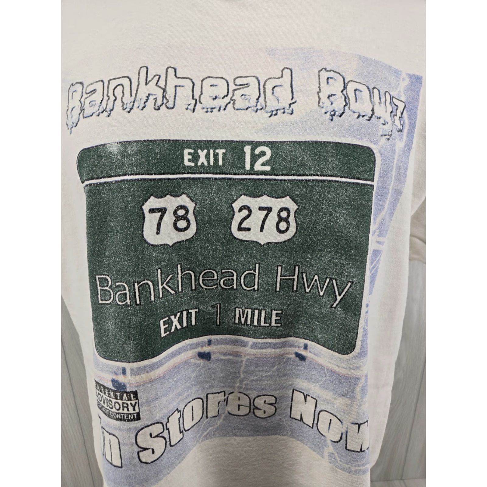 Fruit Of The Loom VINTAGE Bankhead T-Shirt XL White Nike? Size US XL / EU 56 / 4 - 3 Thumbnail