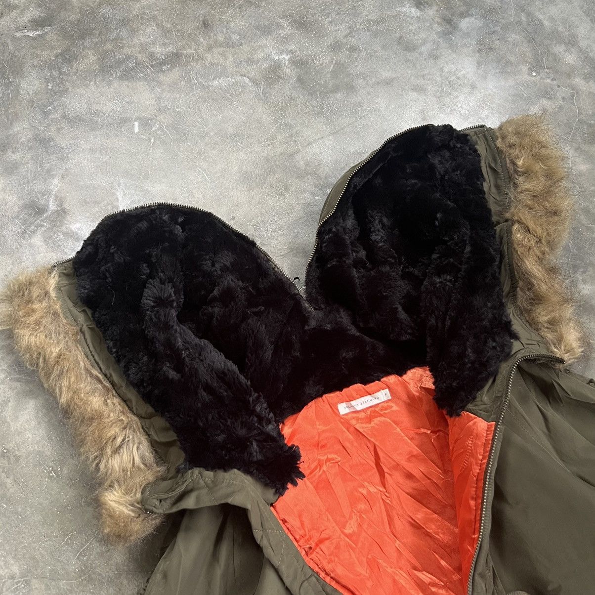 Japanese Brand 2000s Browny Standard N-2B Fur Hoodie Bomber Jacket Size US M / EU 48-50 / 2 - 8 Thumbnail