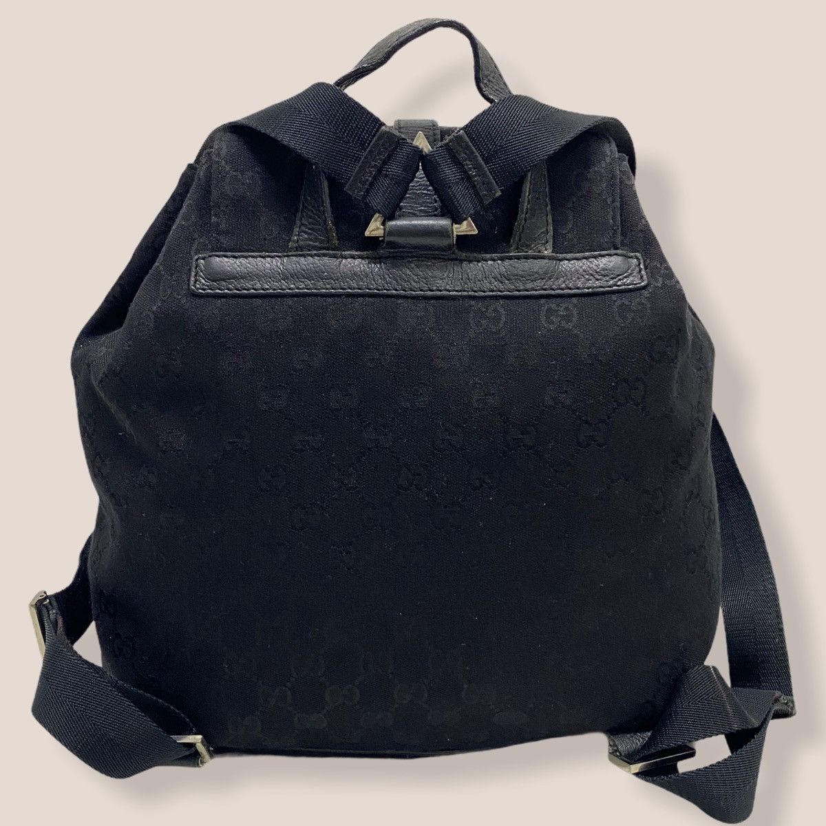 Gucci ‼️LASTDROP‼️ AUTHENTIC GUCCI GG JACKIE CANVAS BACKPACK Size ONE SIZE - 4 Thumbnail