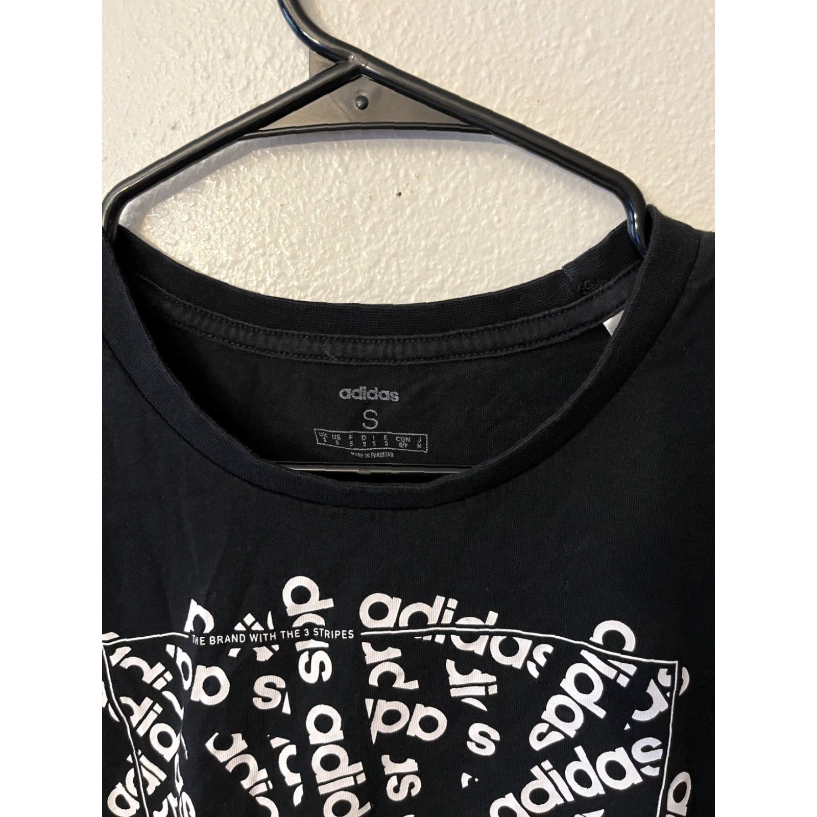 Adidas Adidas Originals T-Shirt Mens Small Short Sleeve Crew Neck Graphic Logo Black Size US S / EU 44-46 / 1 - 2 Thumbnail
