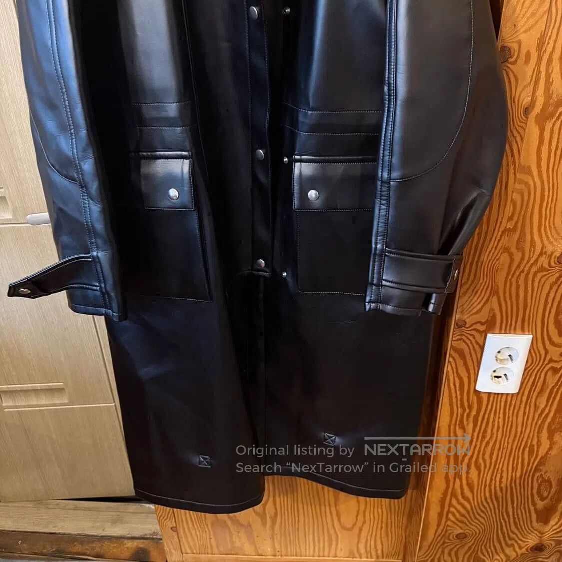 Maison Margiela Maison Margiela Leather Coat. Size US M / EU 48-50 / 2 - 3 Thumbnail