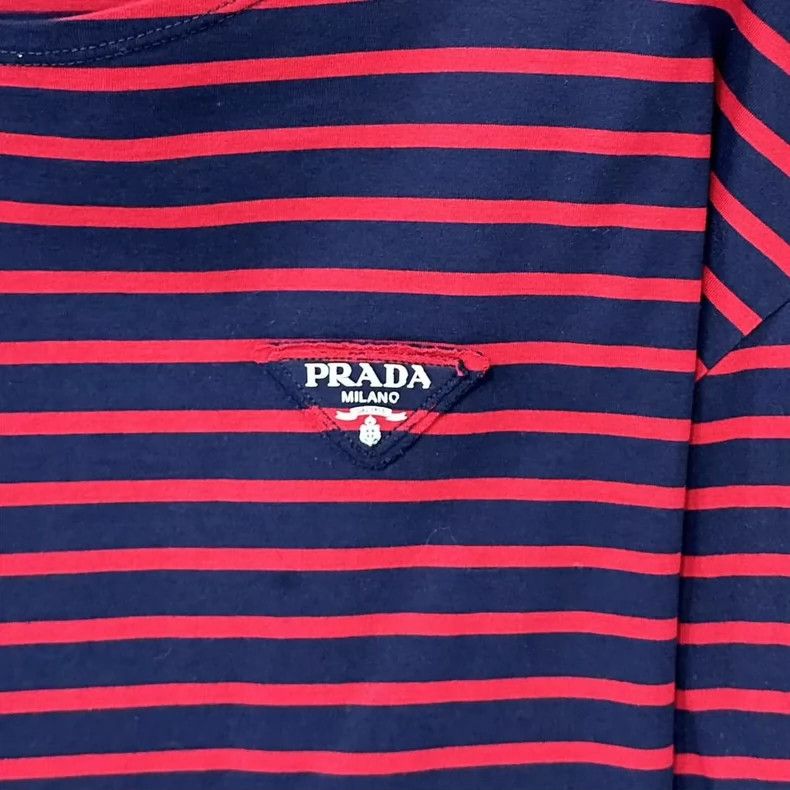 Prada Prada Triangle striped long sleeves 2502-Nextarrow Size US XS / EU 42 / 0 - 4 Thumbnail