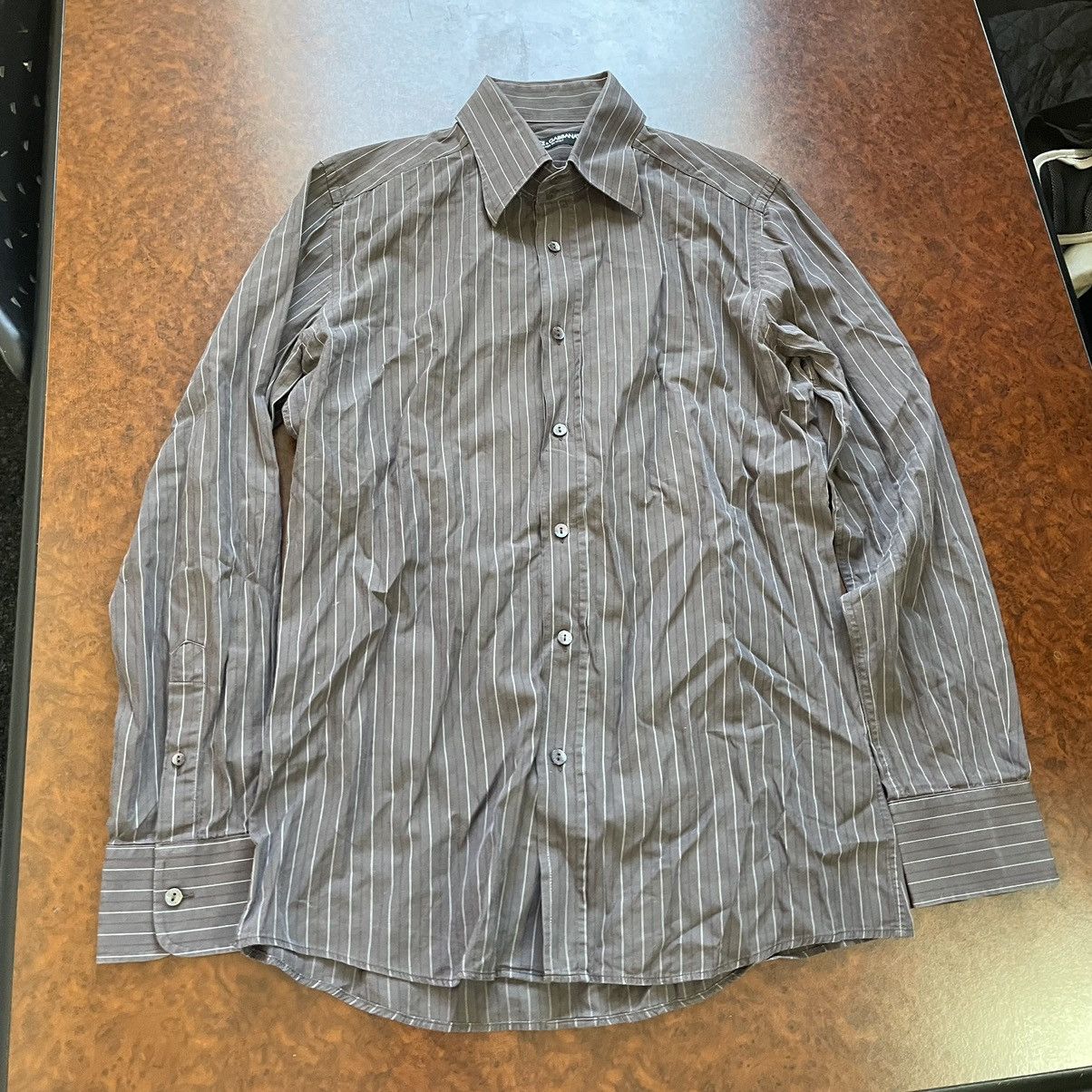Dolce & Gabbana × Vintage DOLCE GABBANA SHIRT Button Up classic flannel old money Size US M / EU 48-50 / 2 - 1 Thumbnail