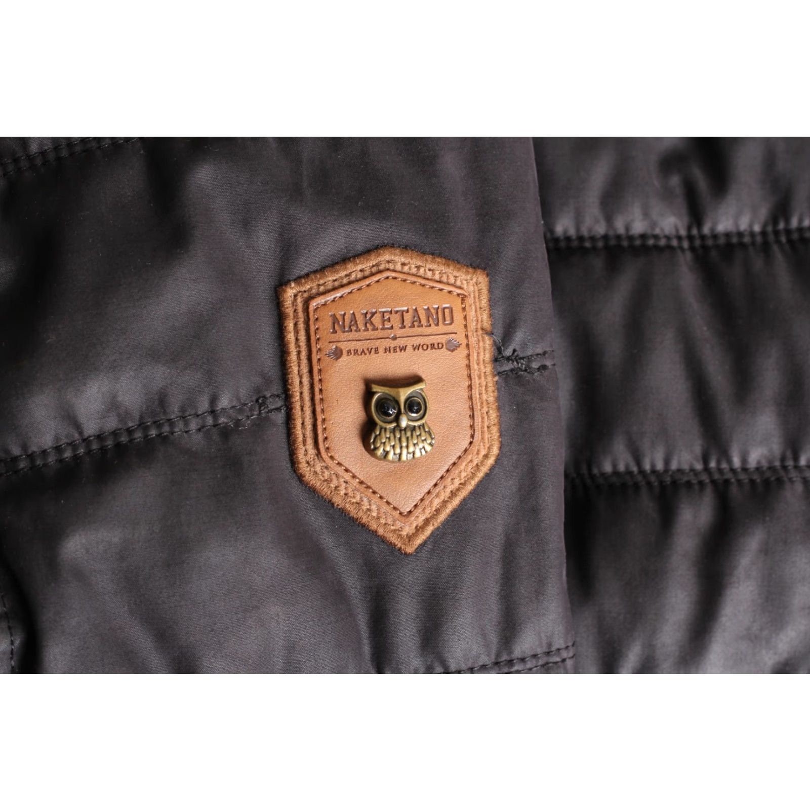 Vintage VINTAGE NAKETANO Hooded Padded Jacket Women M Grey MJ5167 Size M / US 6-8 / IT 42-44 - 6 Thumbnail