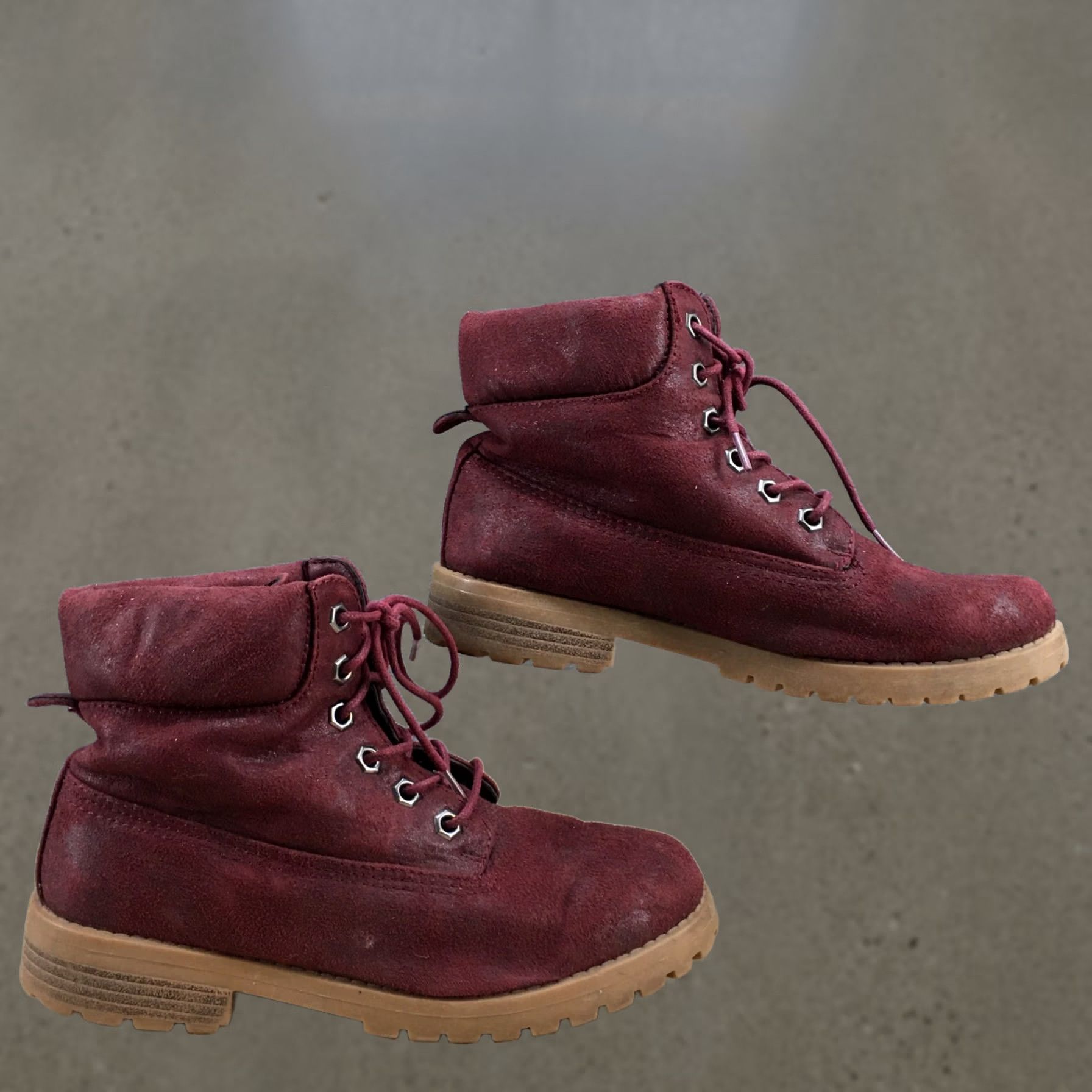 Vintage Cliffs by White Mountain Boots Womens 7 M Pascale Lace Up Ankle Bootie Red Size US 7 / IT 37 - 1 Thumbnail