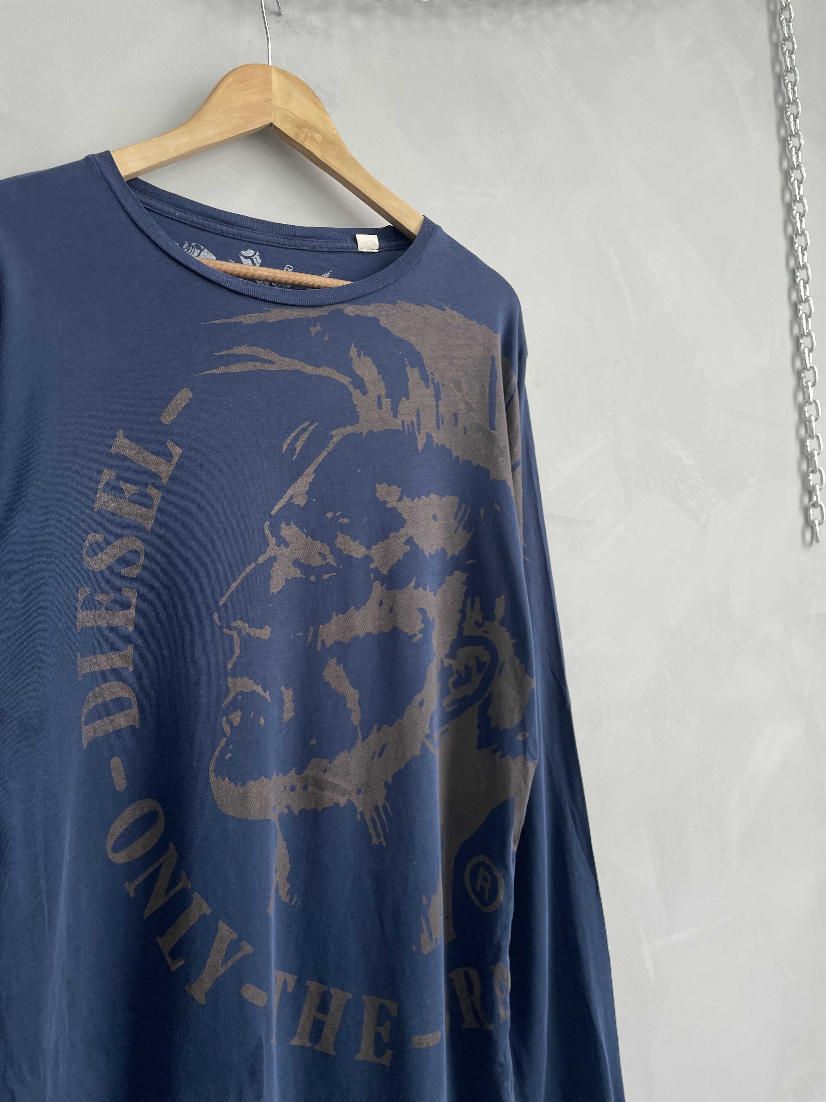 Diesel Rare Diesel big logo longsleeve y2k Size US L / EU 52-54 / 3 - 4 Thumbnail