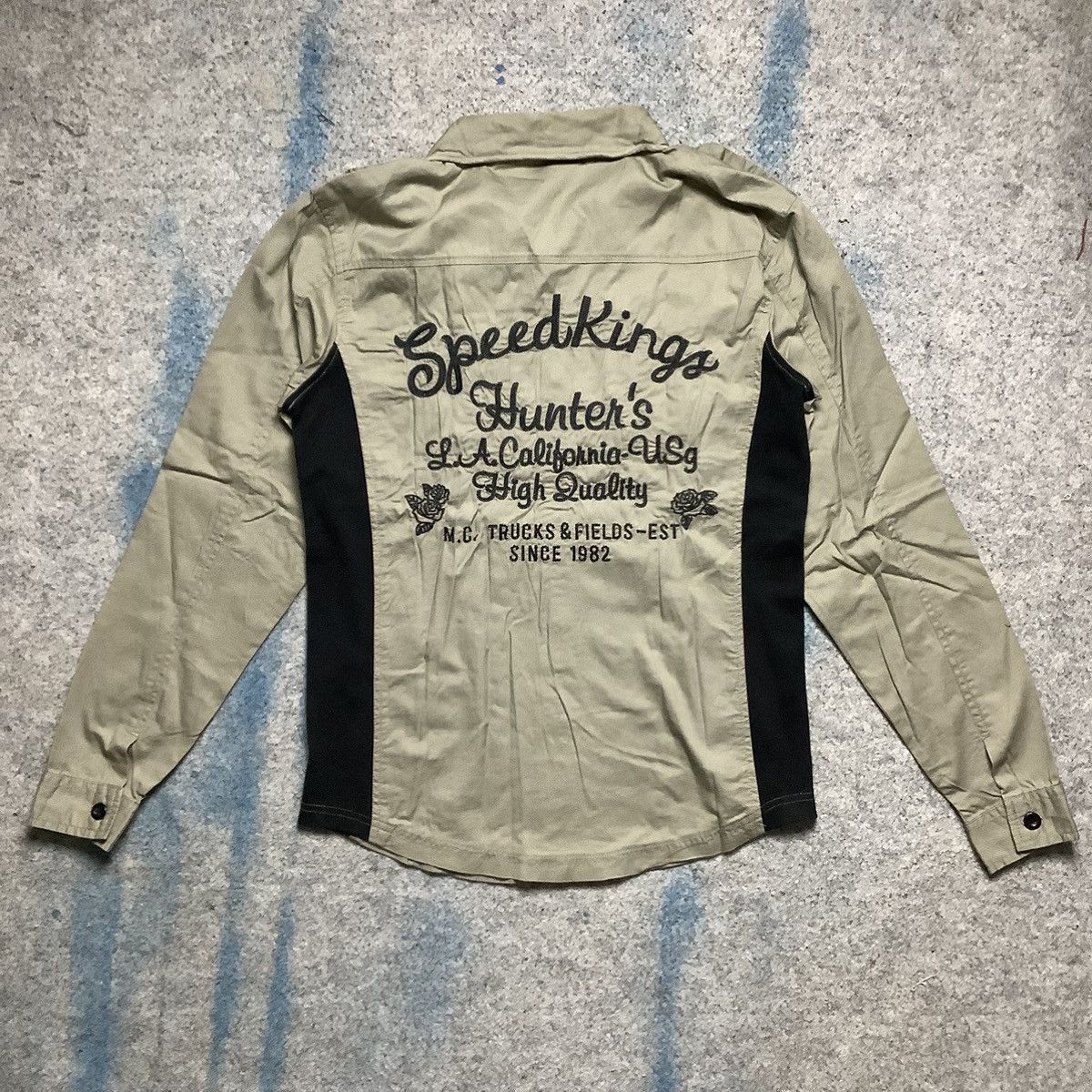 If Six Was Nine × Le Grande Bleu (L.G.B.) Y2K Biker Shirt Japanese Brand Andre Malrour Homme Size US M / EU 48-50 / 2 - 11 Thumbnail