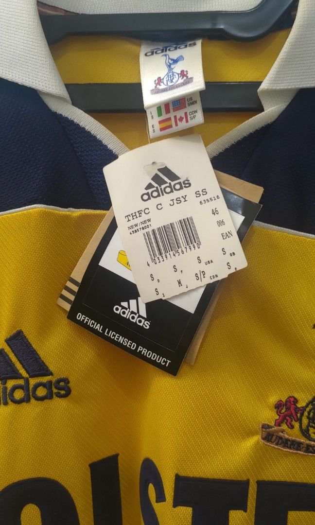 Adidas × Vintage Tottenham Hotspur Spurs 1999 2000 Away Jersey Adidas Vintage Size US S / EU 44-46 / 1 - 3 Thumbnail