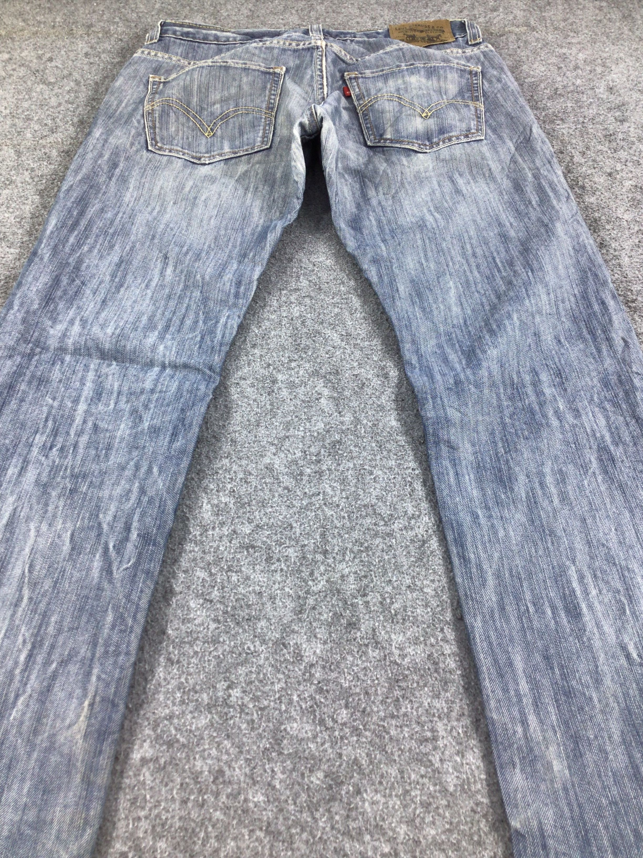 Levi's Vintage Levis 511 Jeans Faded Blue Skinny Jeans KJ248 Size US 31 - 4 Thumbnail