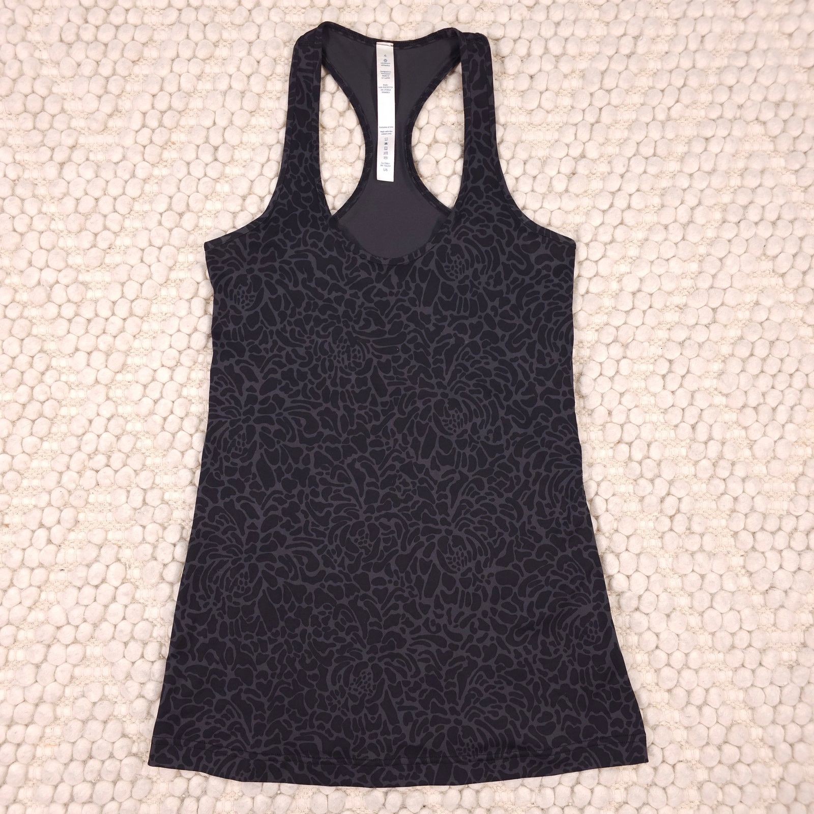 Lululemon Lululemon Cool Racerback Petal Camo Print Black Deep Coal 6 Size M / US 6-8 / IT 42-44 - 5 Thumbnail