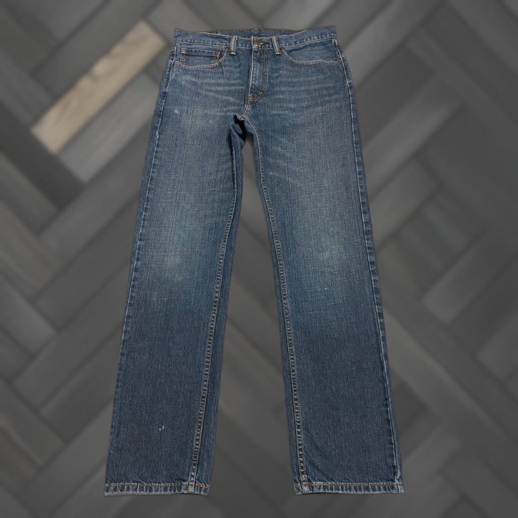 Levi's VINTAGE Levi's 505 Regular Fit Jeans Men’s 34x34 Blue Whiskers 90s Cowboy USA 5-Pocket Denim Straight Solid Medium Wash - Mens Size US 34 / EU 50 - 1 Thumbnail