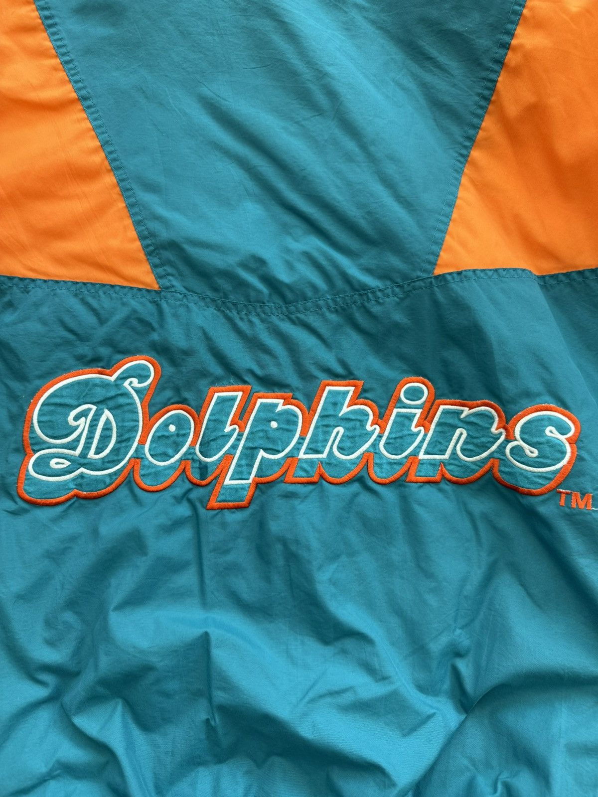 Chalk Line Vintage 90s Miami Dolphins NFL Parka Chalk Line Size US XL / EU 56 / 4 - 3 Thumbnail