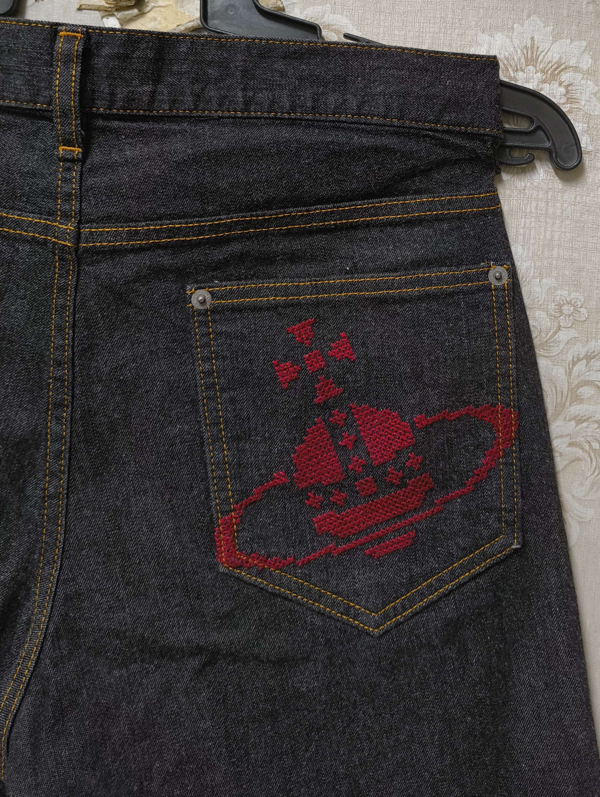 Designer × Vivienne Westwood VIVIANNE WESTWOOD MAN BLACK ORB DENIM Size US 32 / EU 48 - 5 Thumbnail