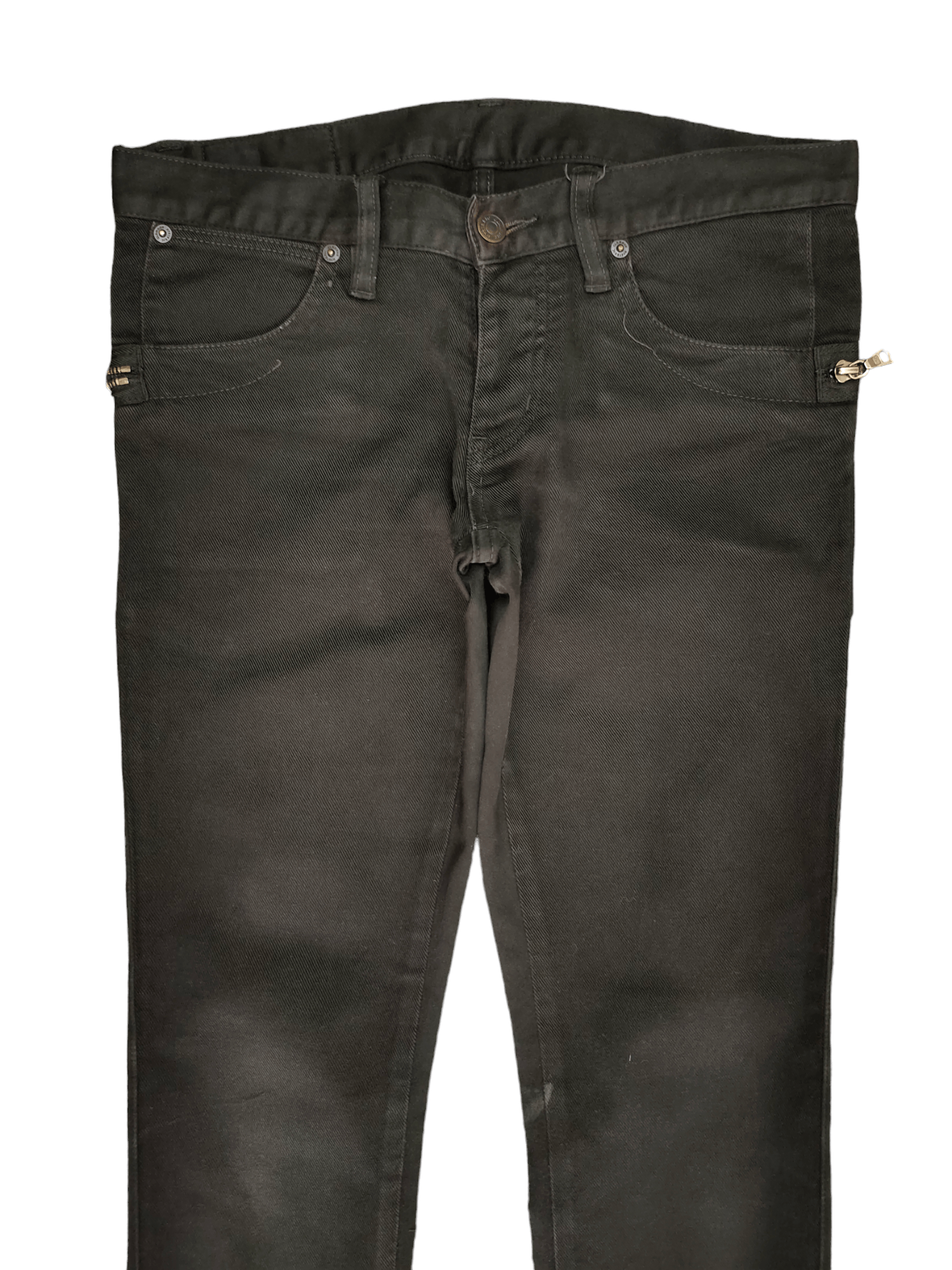 Hysteric Glamour × Vintage 1990s Hysteric Glamour Zipper Hem & Pocket Skinny Jeans Size US 30 / EU 46 - 2 Thumbnail