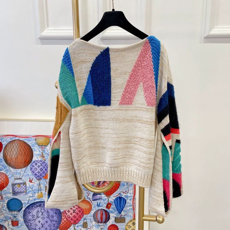 Chanel Chanel Irregular drawing design knitted sweater Size XS / US 0-2 / IT 36-38 - 2 Thumbnail