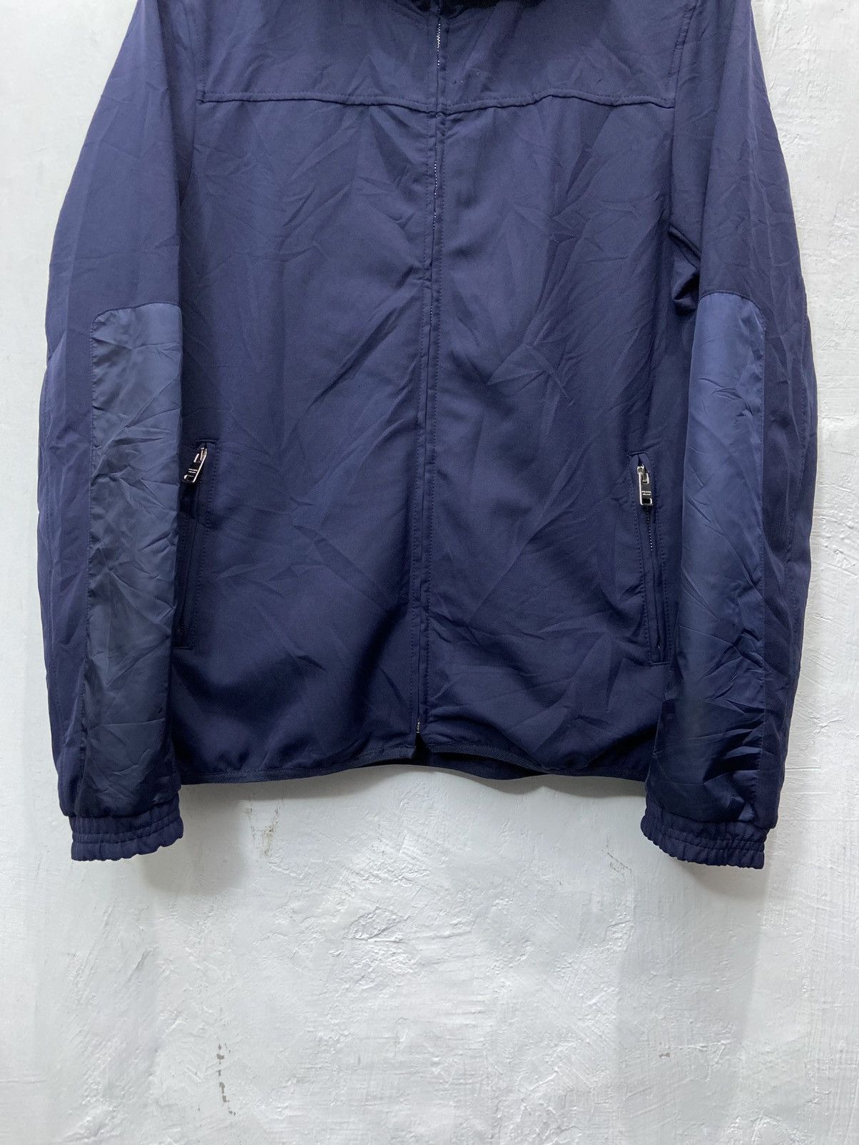 Prada Prada Linea Rossa Full Zip Hoodie Cotton Nylon Size US L / EU 52-54 / 3 - 7 Thumbnail