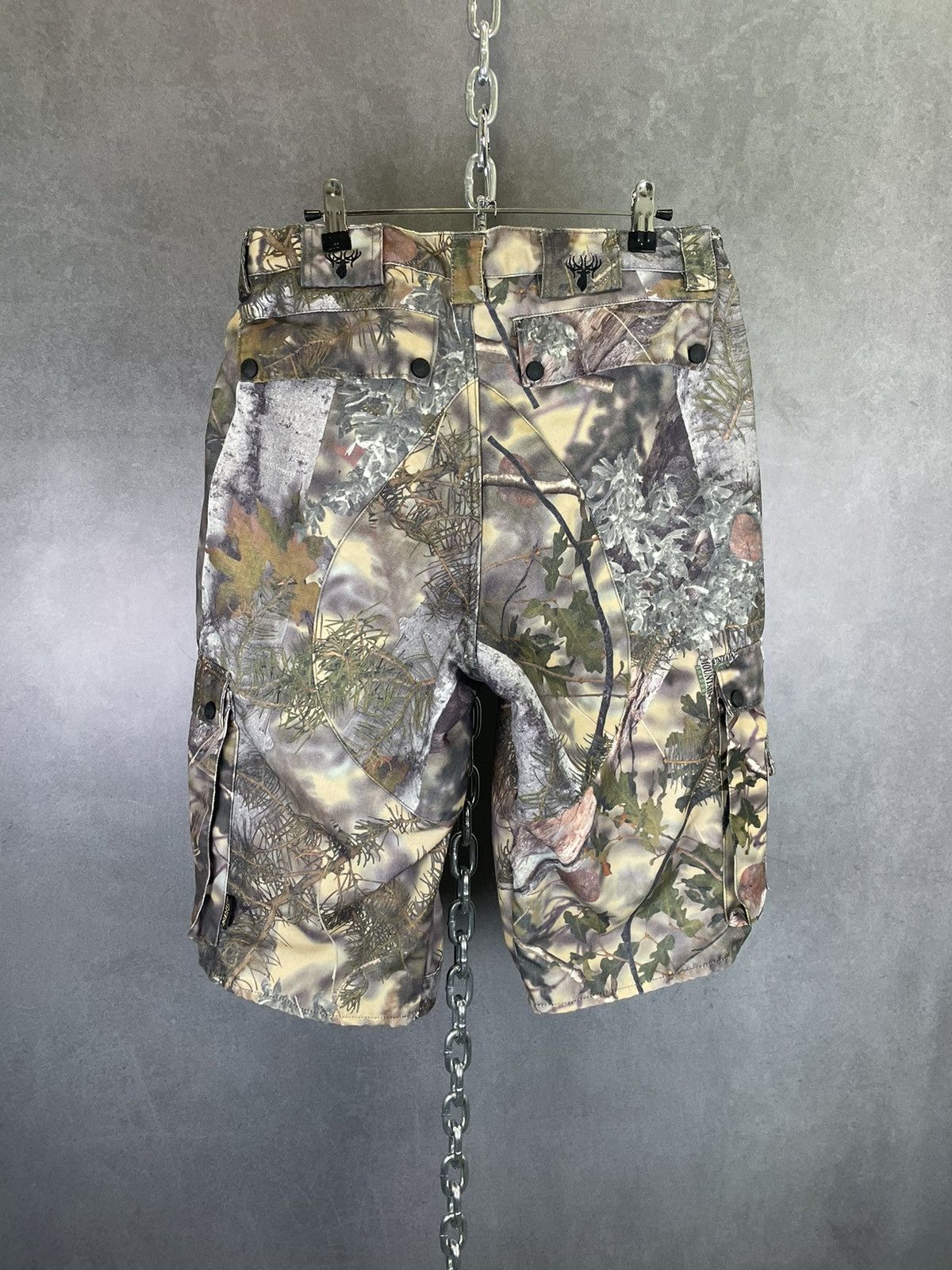Vintage Vintage camo utility cargo pocket shorts size 34-T baggy Size US 34 / EU 50 - 4 Thumbnail