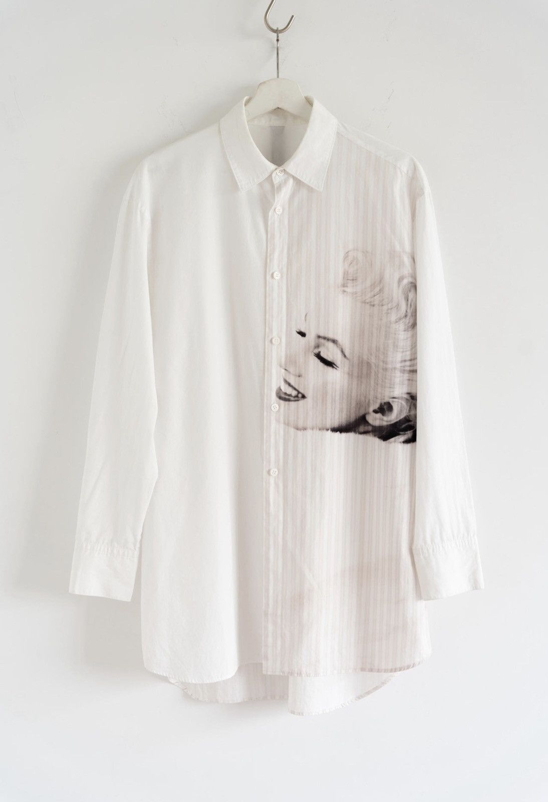 Yohji Yamamoto Yohji Yamamoto 19AW Monroe Portrait White Shirt J4 Size US M / EU 48-50 / 2 - 1 Thumbnail