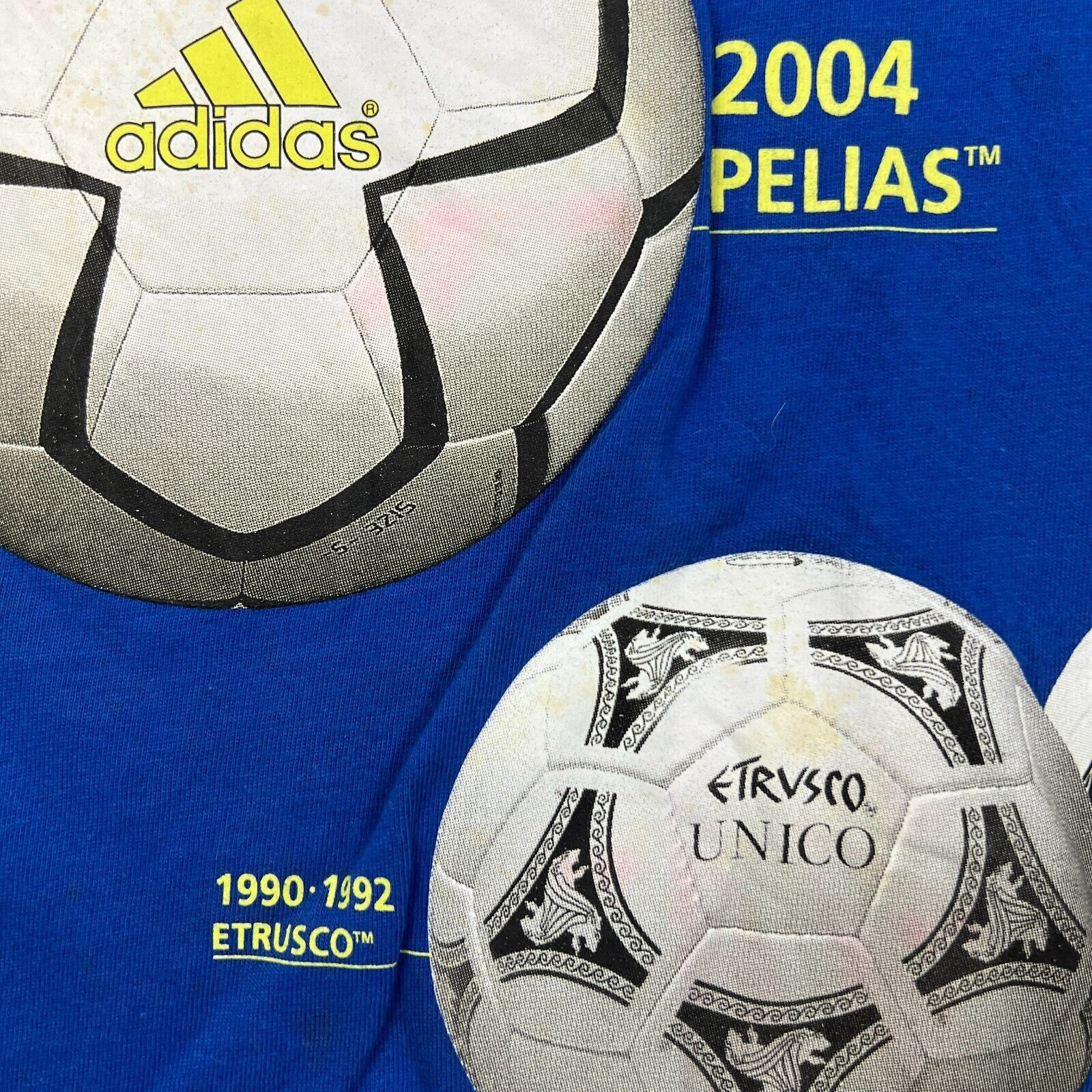 Adidas × Vintage VTG 2004 Adidas T Shirt Kirin FIFA World Cup Soccer Ball Tee Size US L / EU 52-54 / 3 - 4 Thumbnail
