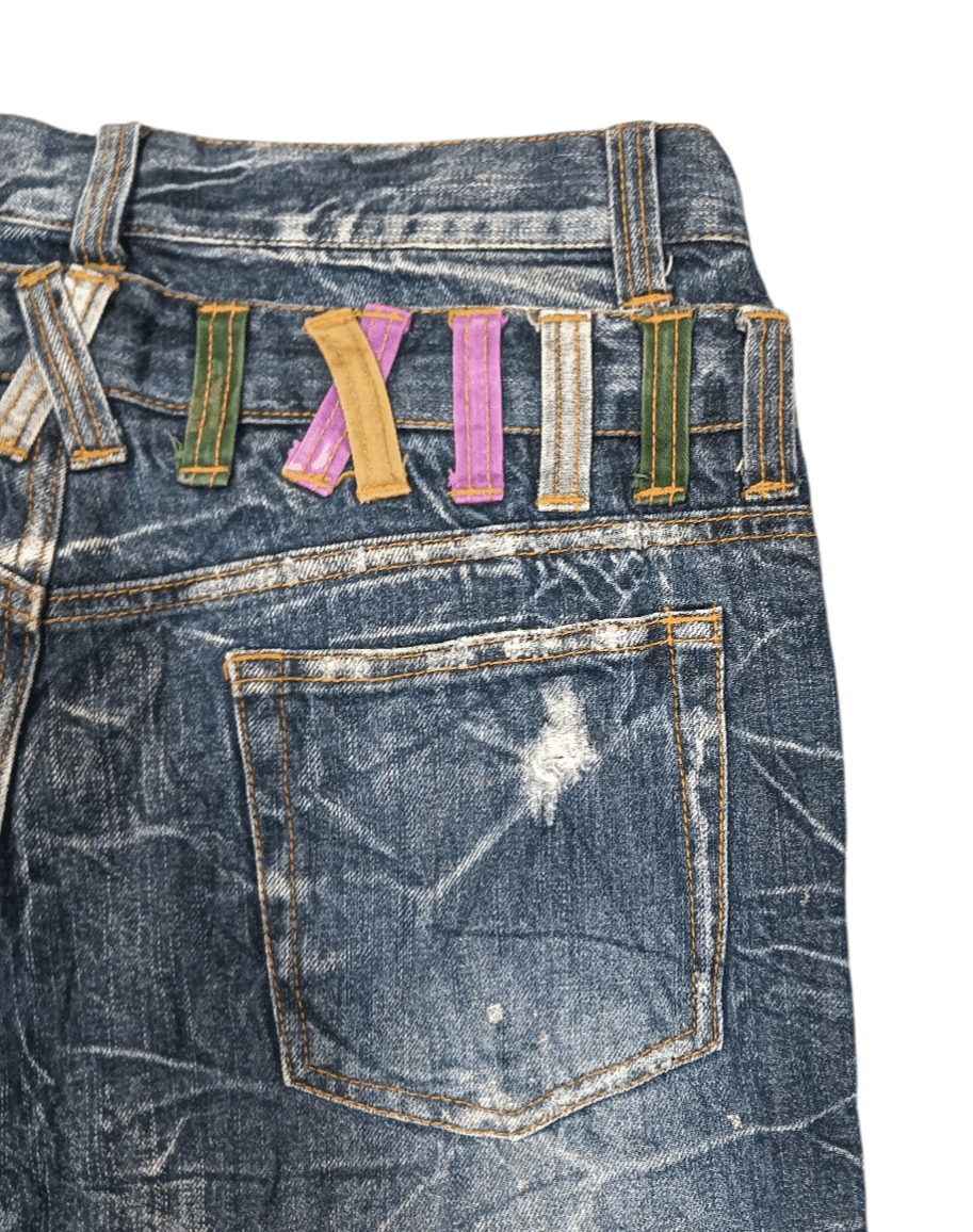Other Nylaus Jeans Distressed Double Waist Size US 38 / EU 54 - 8 Thumbnail
