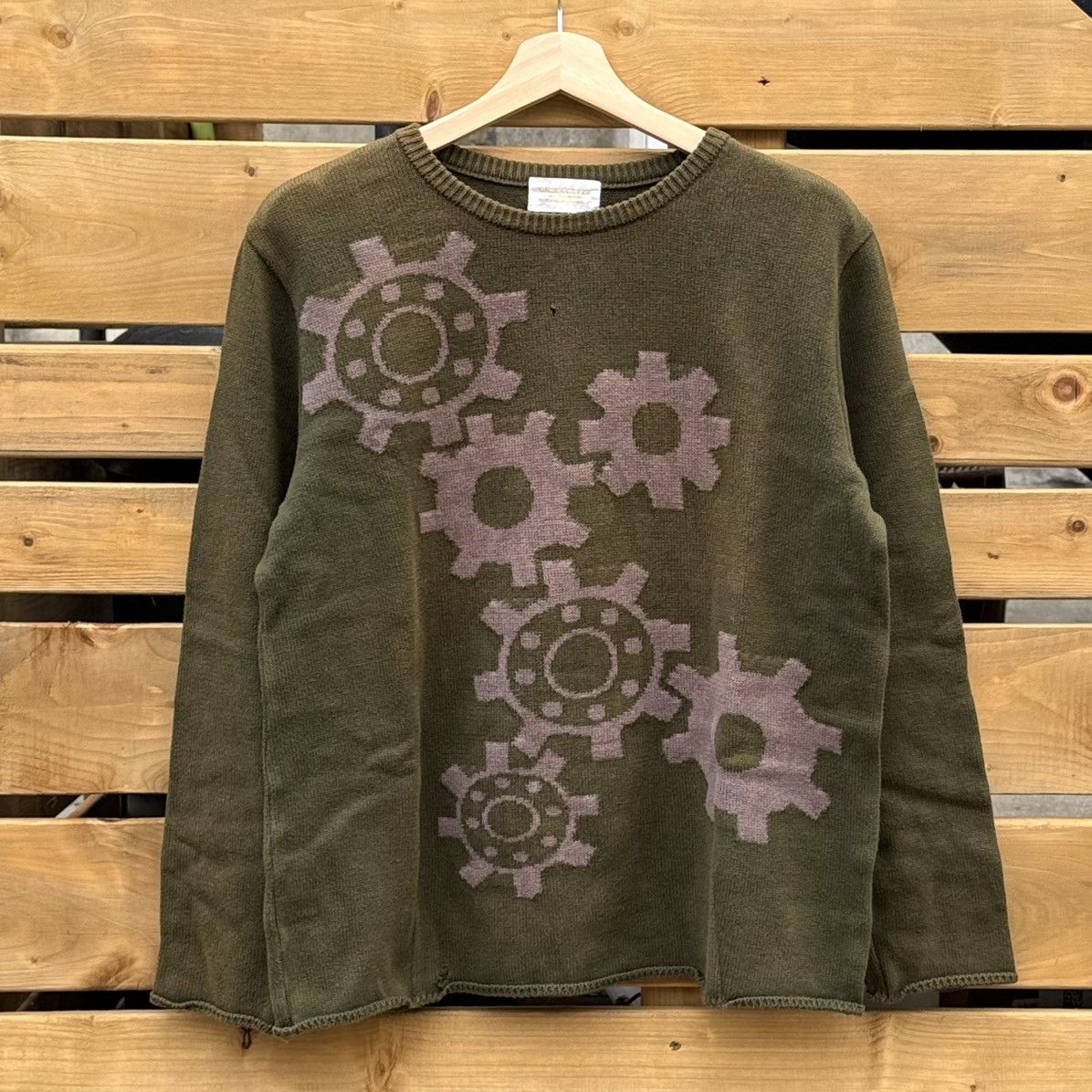 Undercover Undercover SS98 Gear Knit Sweater By Jun Takahashi Size US M / EU 48-50 / 2 - 1 Thumbnail