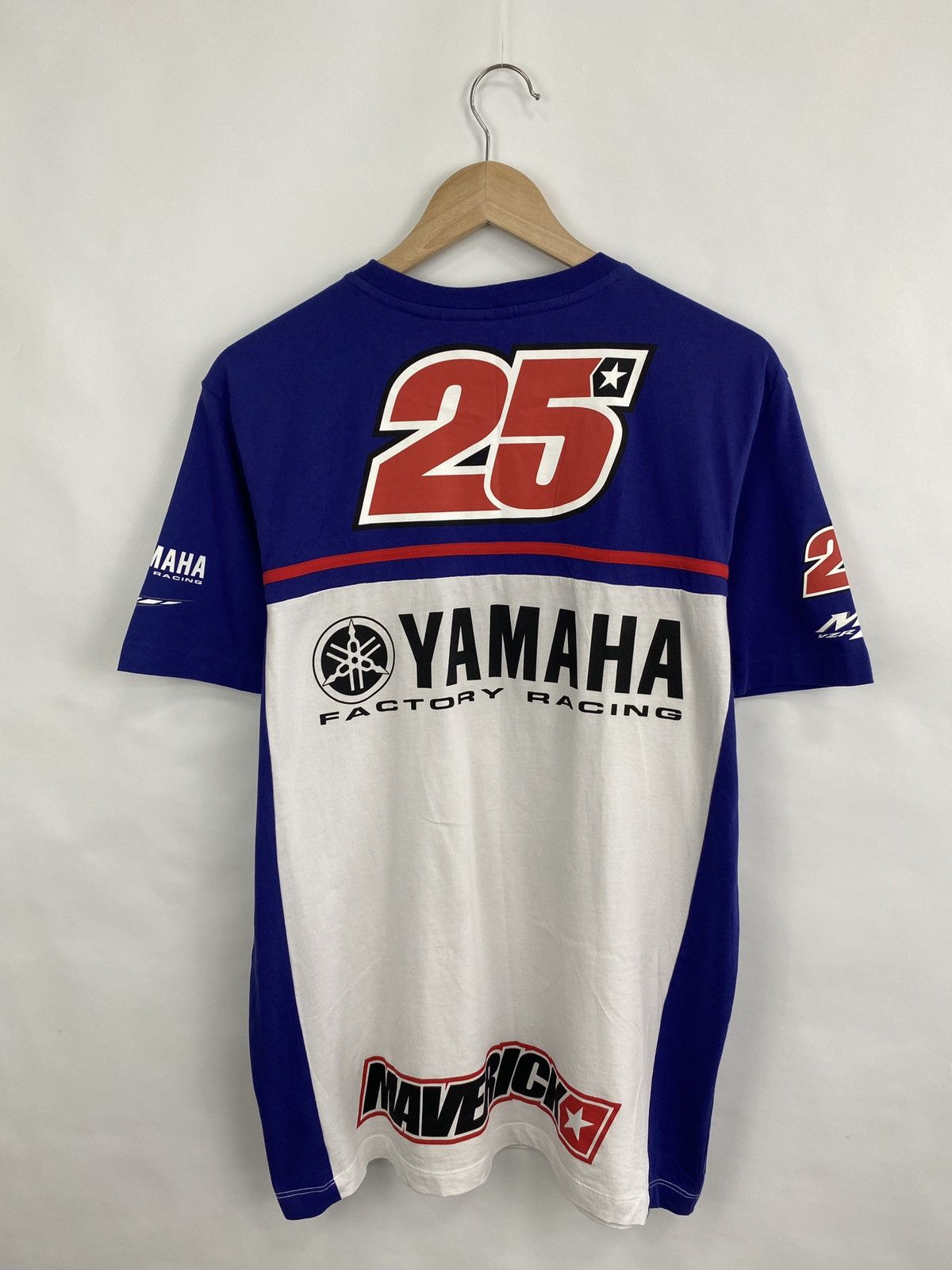 Yamaha Vintage Yamaha Factory Racing Maverick T-Shirt Rare Retro Size US M / EU 48-50 / 2 - 8 Thumbnail