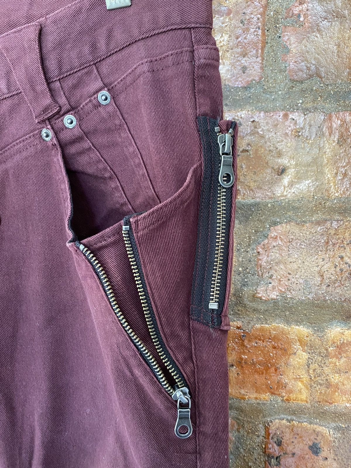 PPFM y2K PPFM Multizipper pocket pants Size US 31 - 7 Thumbnail