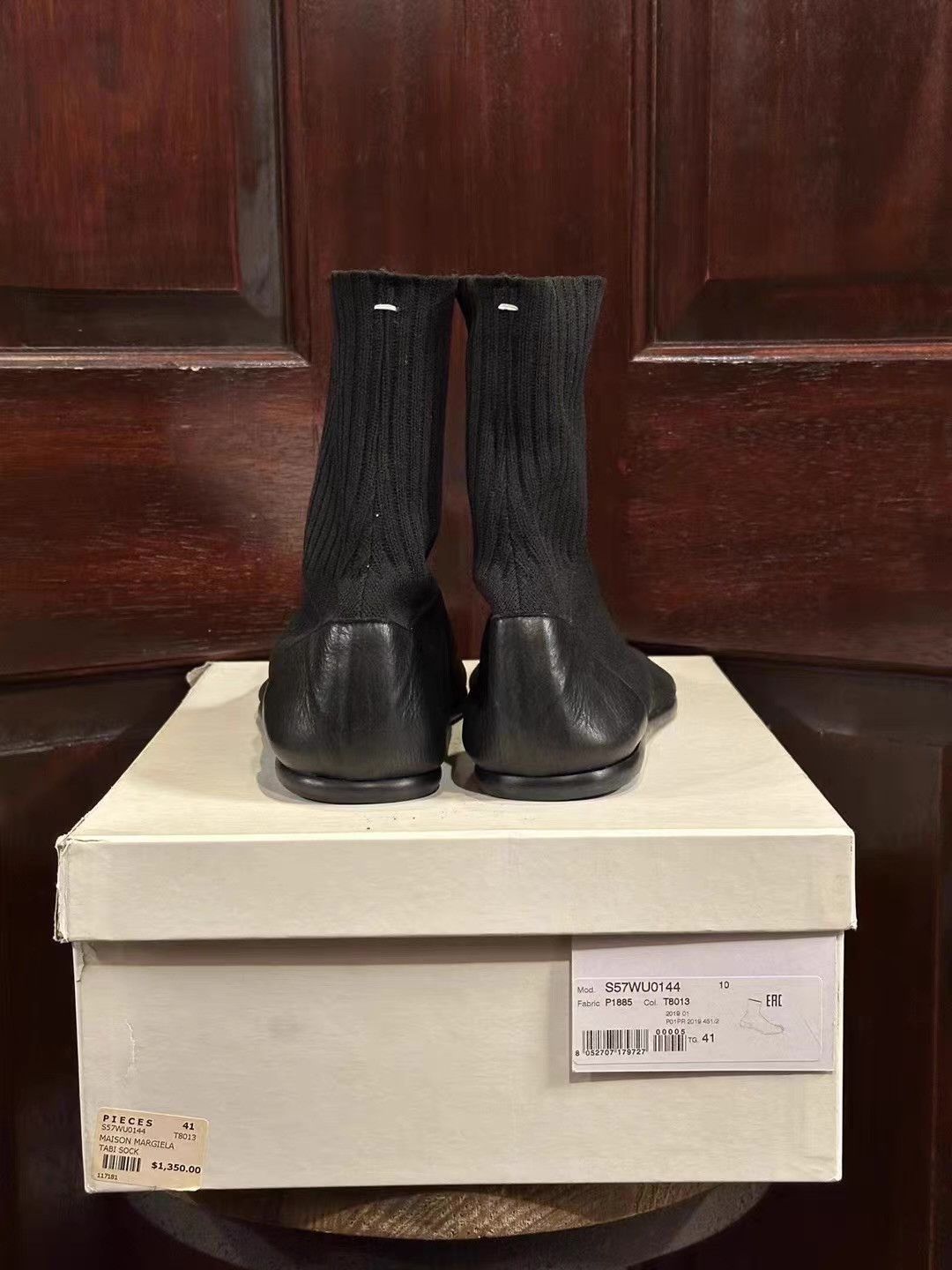 Maison Margiela Maison Margiela Men's Black Knit Sock-style Tabi Boots Ｑ25 Size US 8 / EU 41 - 3 Thumbnail