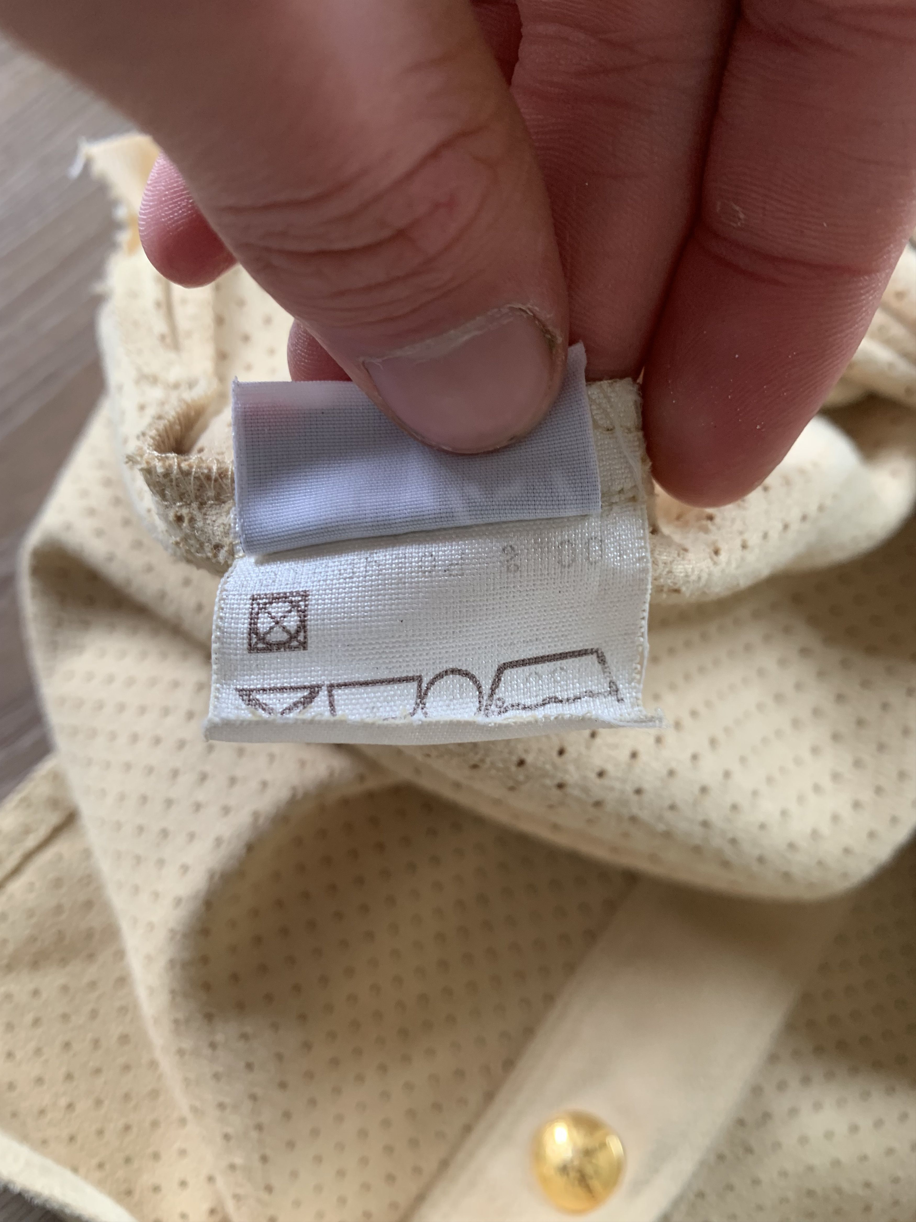 Designer × Vintage Vintage Perforated Golf Shirt Cris Devi Size US L / EU 52-54 / 3 - 10 Thumbnail