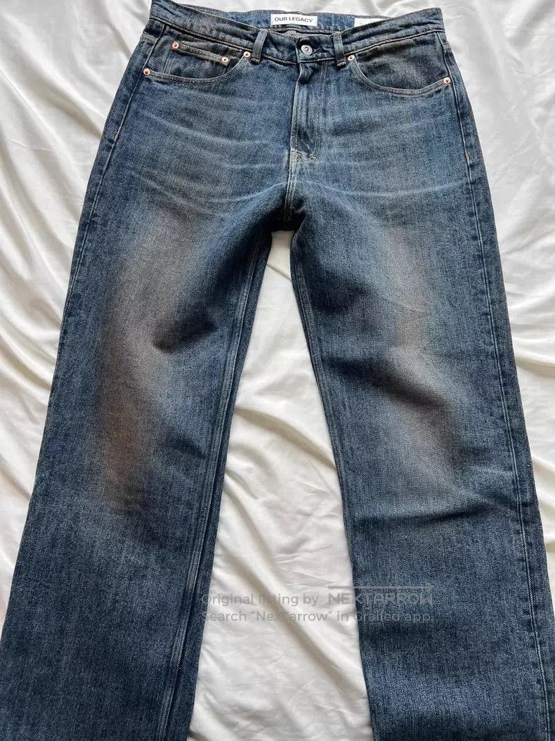 Our Legacy Our Legacy Wash Denim Pants Size US 31 - 2 Thumbnail