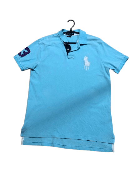 Polo Ralph Lauren Vintage Polo Ralph Lauren Custom Fit Polo Size L Size US L / EU 52-54 / 3 - 1 Thumbnail
