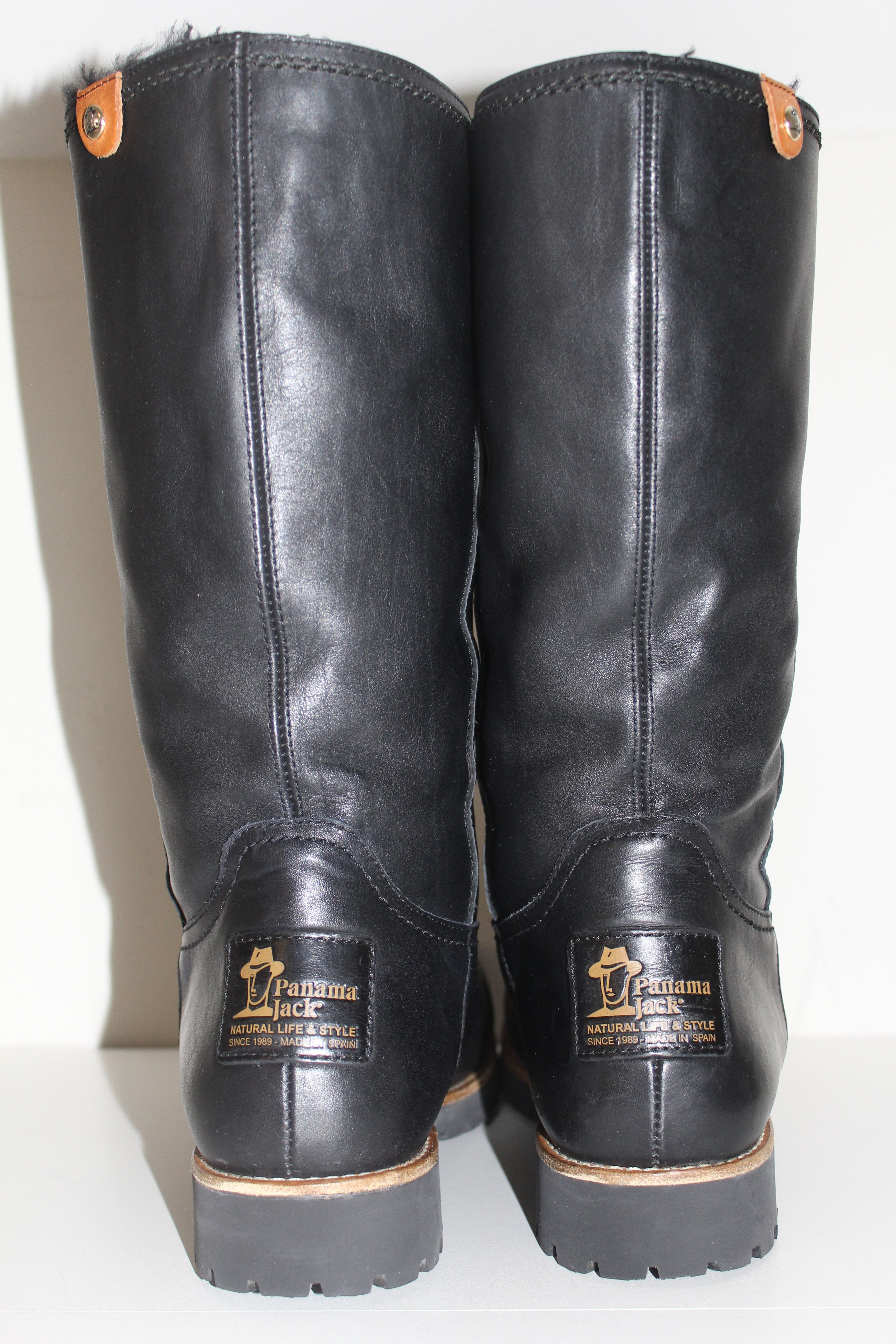 Panama Jack Panama Jack Bambina B17 Igloo Black Boots Fur Sheepskin 41 Size US 11 / IT 41 - 2 Thumbnail
