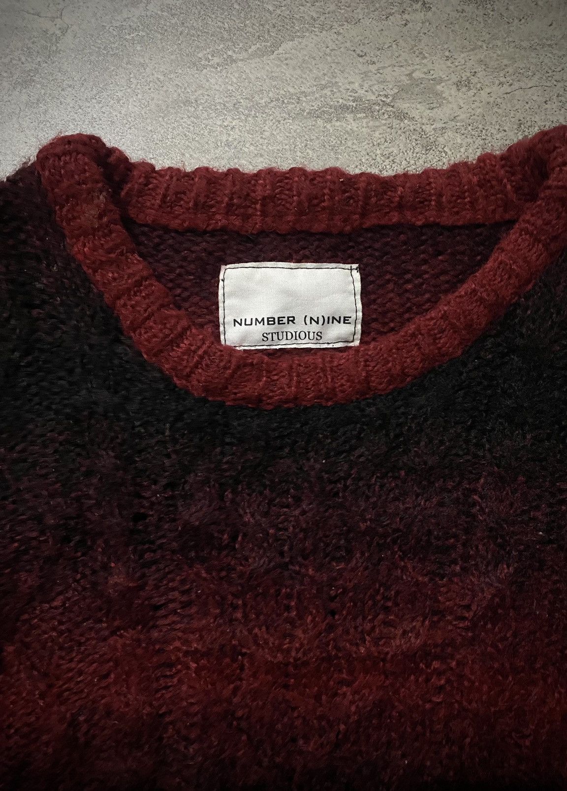 Number (N)ine Number (N)ine Studious "Kurt cobain style" knitwear Size US L / EU 52-54 / 3 - 4 Thumbnail