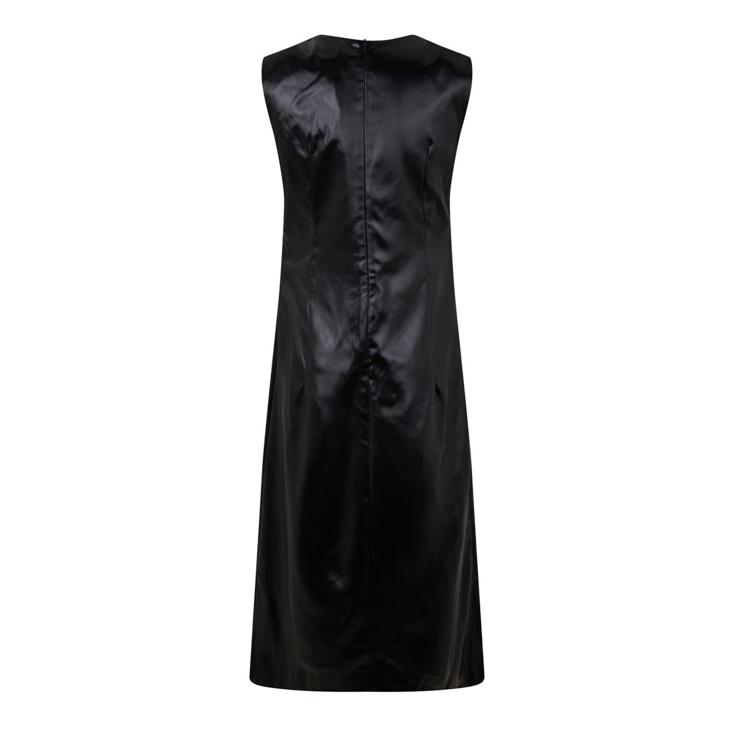 Bottega Veneta Bottega Veneta Square Neck Midi Slip Dress in Black Size XS / US 0-2 / IT 36-38 - 2 Thumbnail