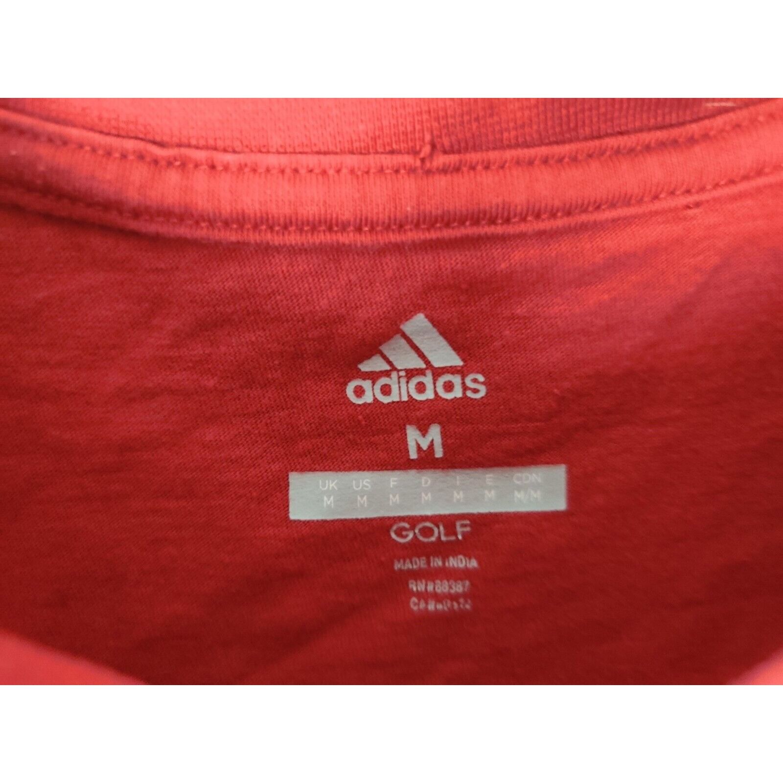 Adidas Adidas Shirt Adult Mens Medium Red USA Flag Spell Out Logo Size US M / EU 48-50 / 2 - 4 Thumbnail