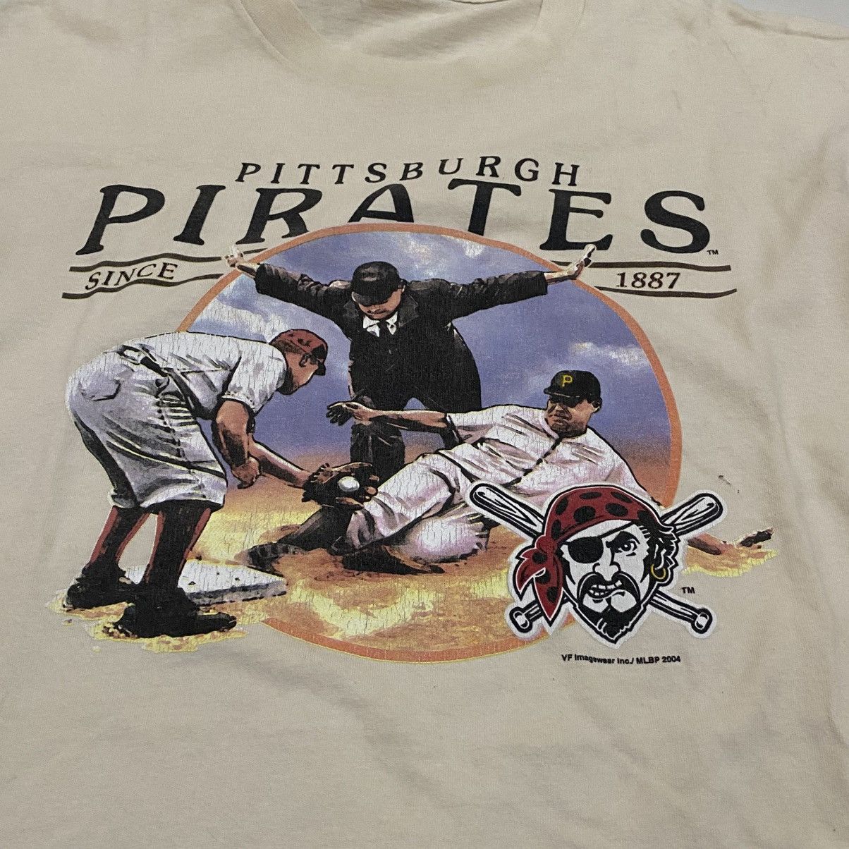 MLB Vintage Pittsburgh pirates MLB tshirt Size US XL / EU 56 / 4 - 2 Thumbnail