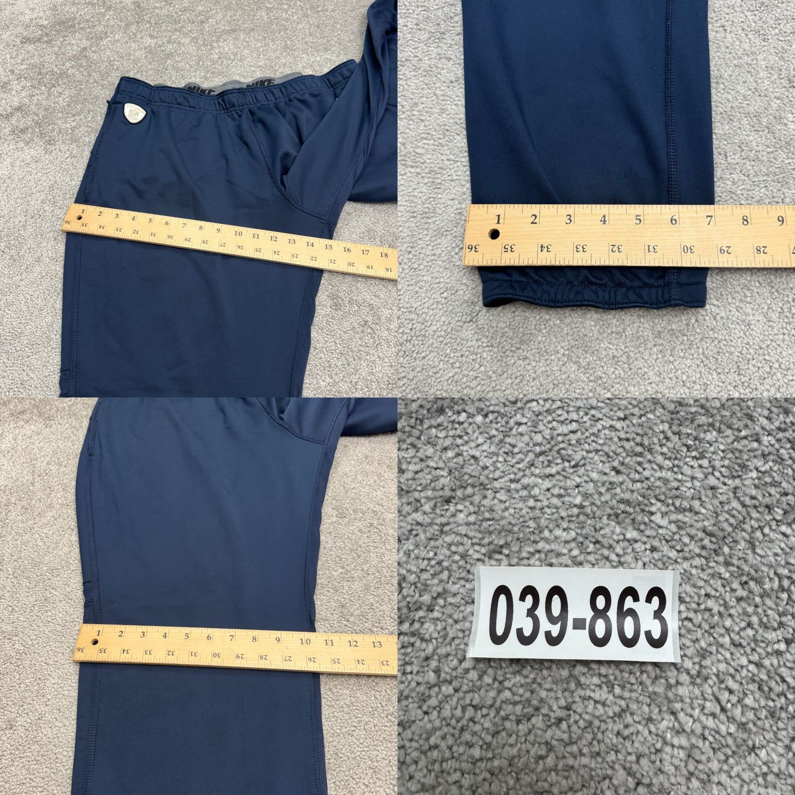 Nike Nike Dri-Fit Equipment Training Track Pants Men XL Blue Size US 36 / EU 52 - 11 Thumbnail