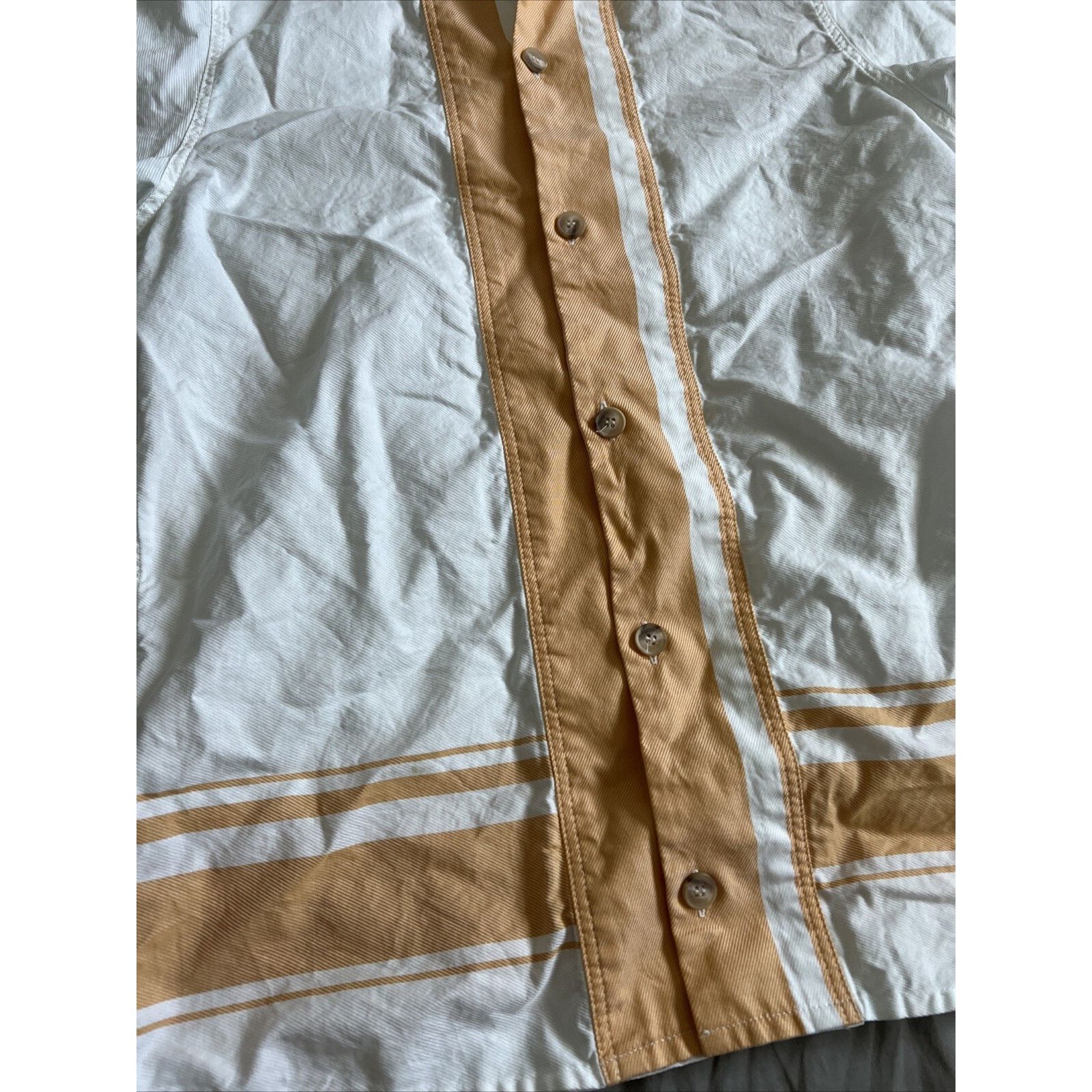 King & Tuckfield King & Tuckfield White Cotton Short Sleeve Shirt Size M Size US M / EU 48-50 / 2 - 3 Thumbnail