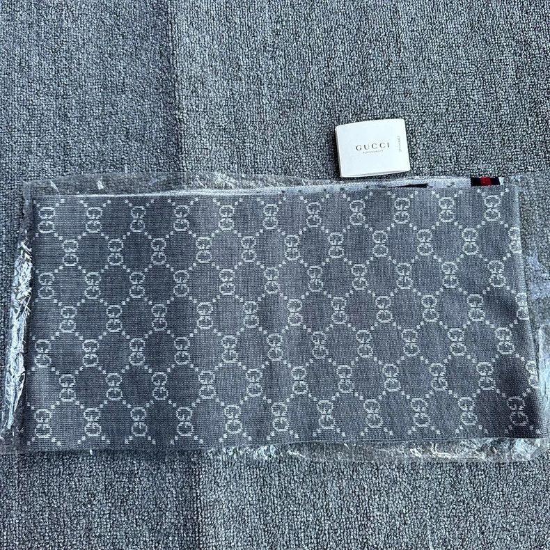 Gucci Gucci Double G full print logo pure wool scarf 2501-Nextarr Size ONE SIZE - 7 Thumbnail