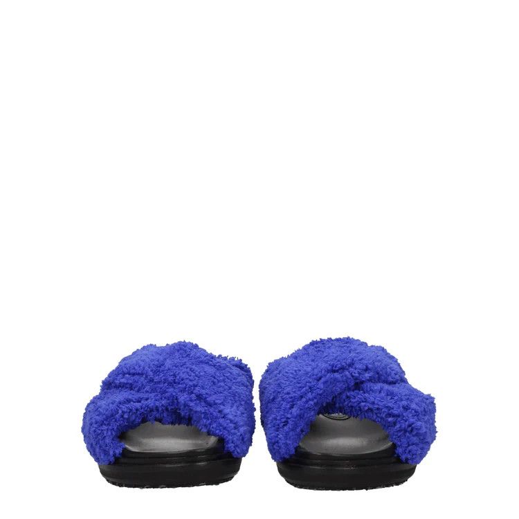 Marni ob1o1e1124 Fabric Slippers in Blue Size US 8 / IT 38 - 3 Thumbnail
