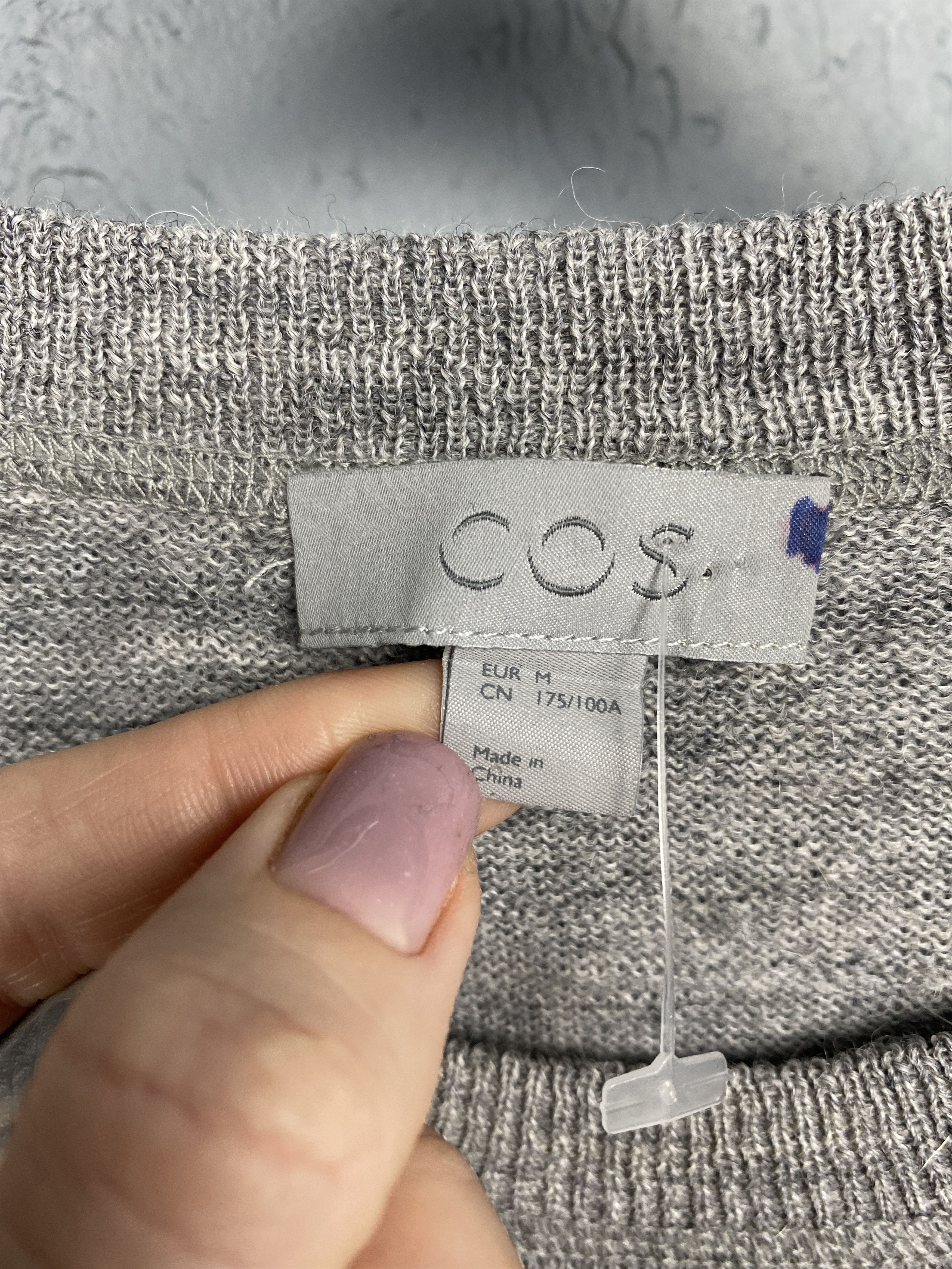 Cos Cos Mens Crew Neck Wool Sweater Size US M / EU 48-50 / 2 - 3 Thumbnail