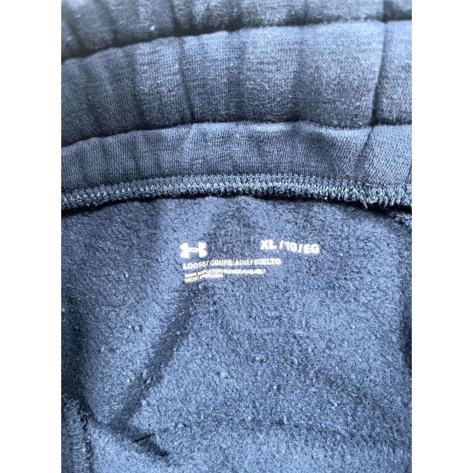 Under Armour Under Armour Project Rock Fleece Joggers Sweatpants Mens XL Blue Gym Size US 36 / EU 52 - 3 Thumbnail