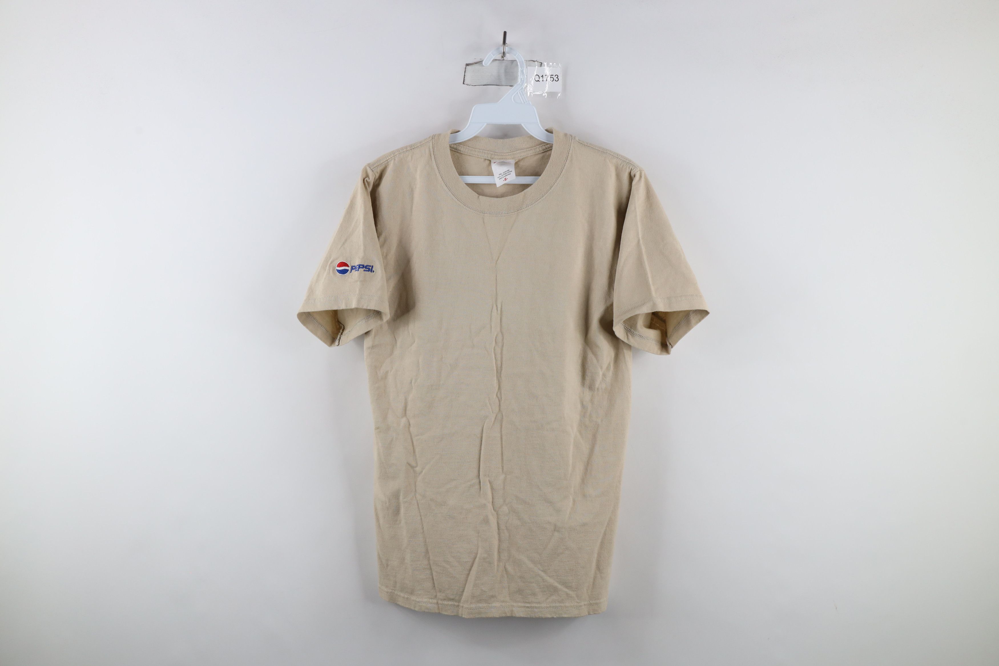 Vintage Vintage 90s Spell Out Pepsi Co Short Sleeve T-Shirt Beige Size US S / EU 44-46 / 1 - 1 Thumbnail