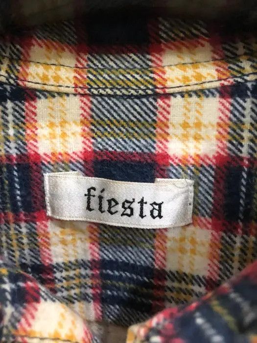 Vintage Vintage Fiesta Plaid Tartan Flannel Shirt 👕 Size US M / EU 48-50 / 2 - 3 Thumbnail
