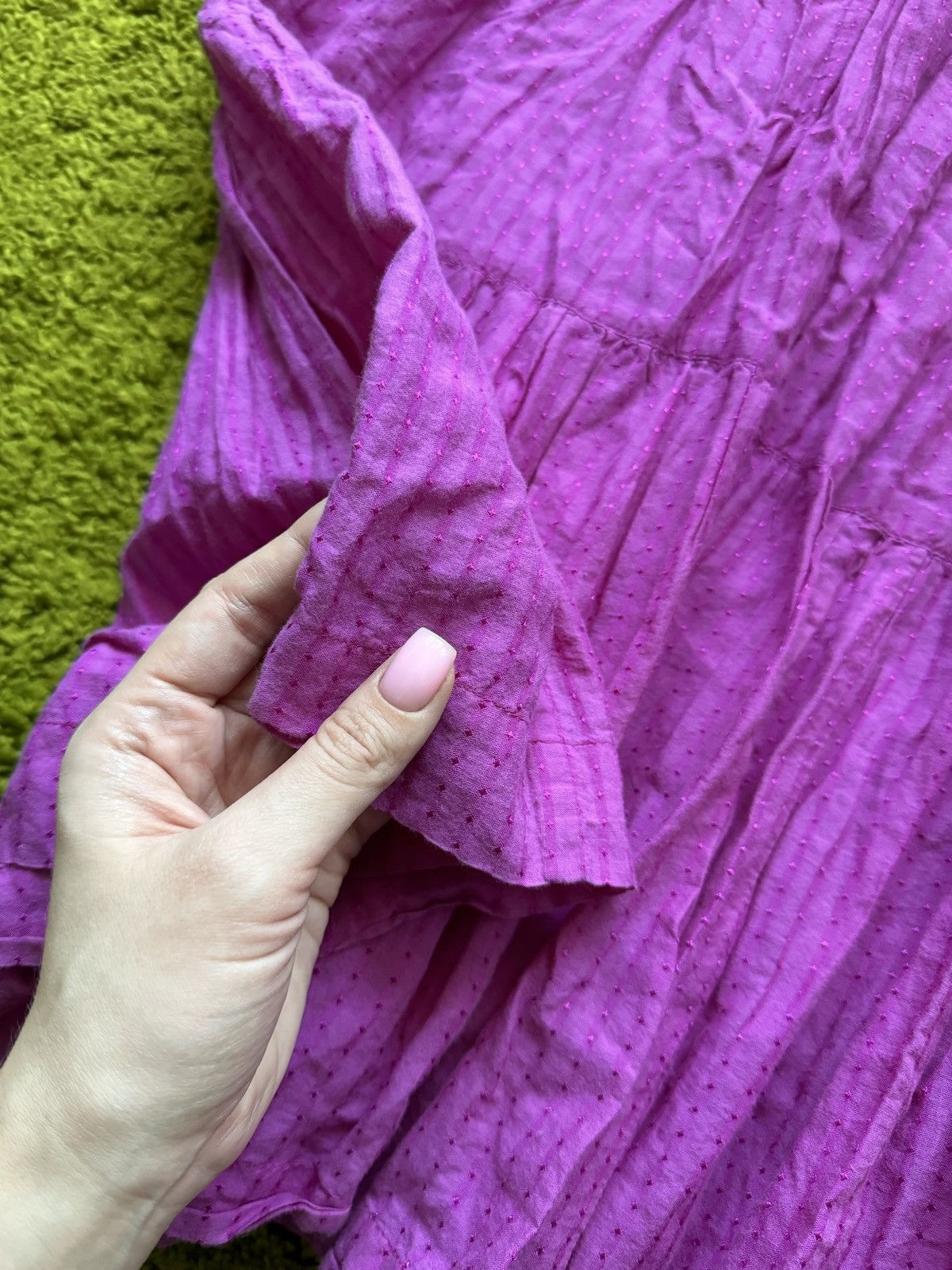 Designer Gudrun Sjoden avant garde pink maxi skirt Size 26" / US 2 / IT 38 - 3 Thumbnail