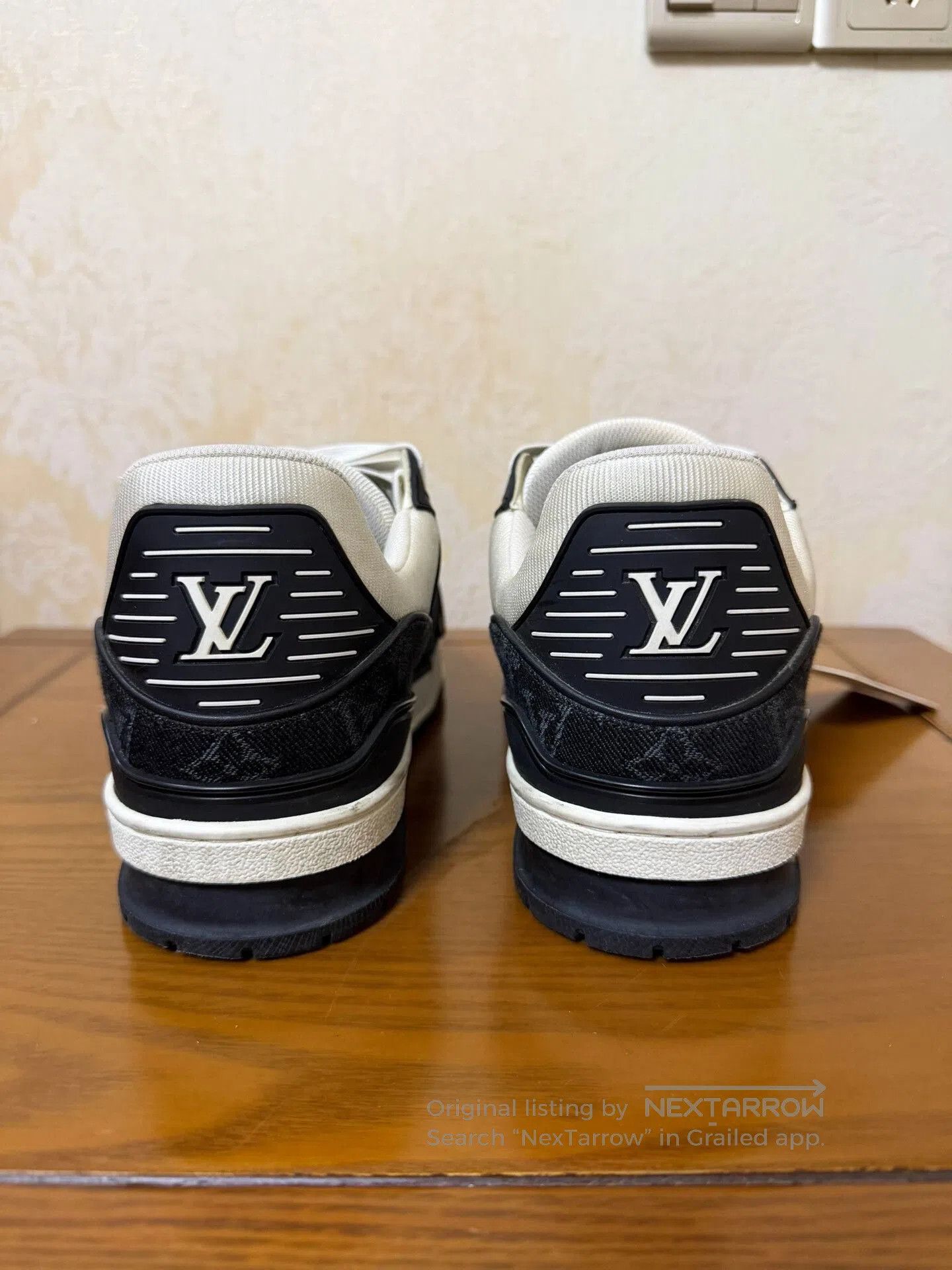 Louis Vuitton LV Trainer Black White Panda. Size US 8.5 / EU 41-42 - 3 Thumbnail