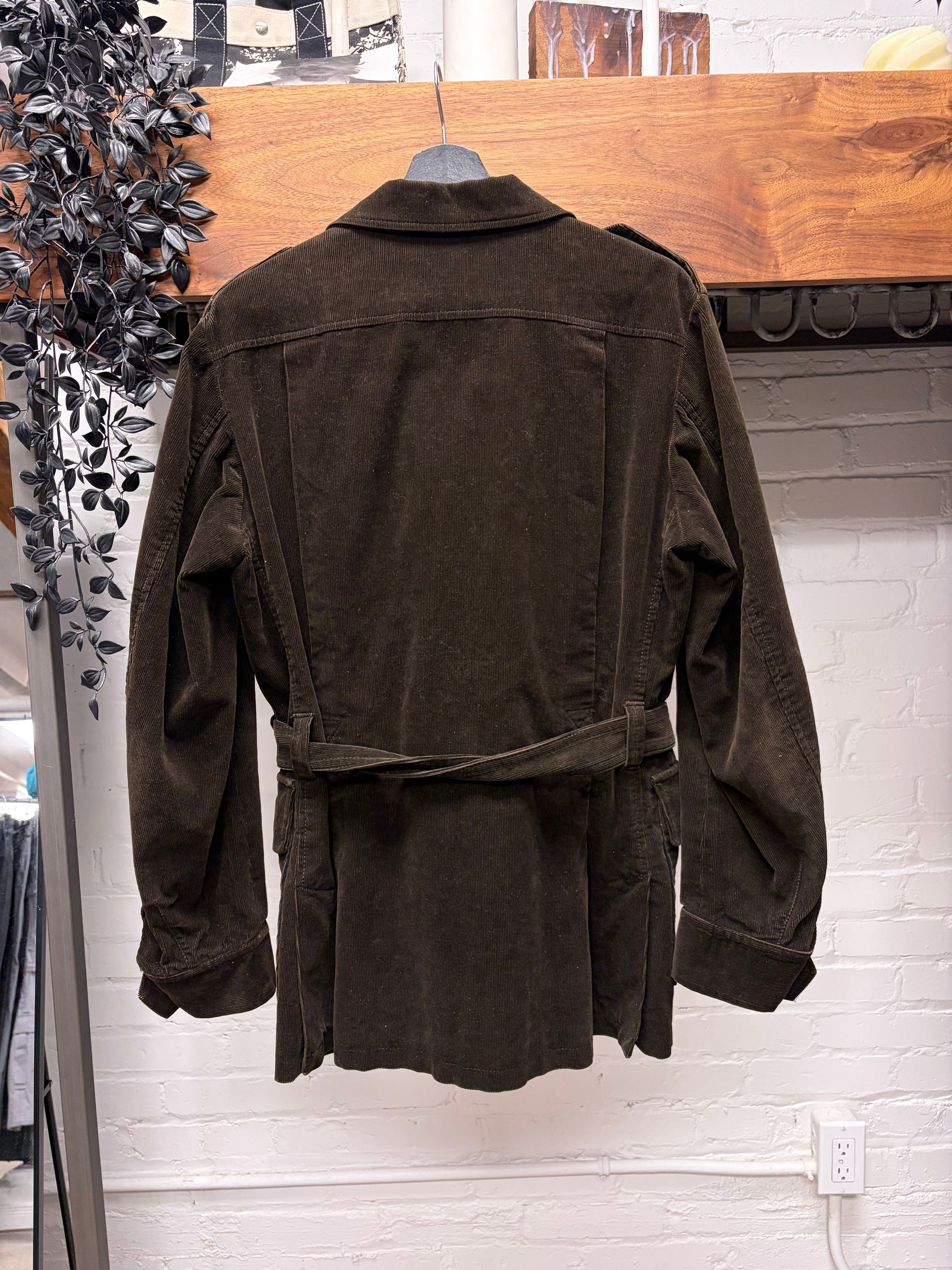 Yohji Yamamoto Vintage Yohji Yamamoto ‘Y’s’ Brown Corduroy Belted Field Jacket Size US M / EU 48-50 / 2 - 3 Thumbnail